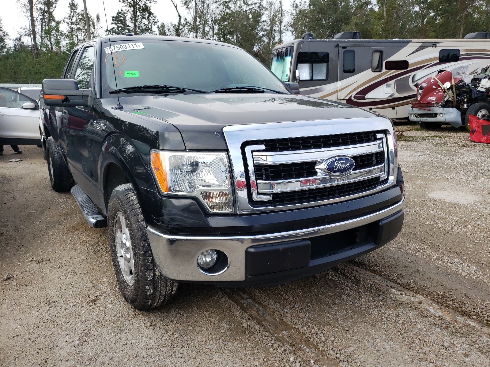 FORD F150 SUPER 2013 with VIN 1FTEX1CM5DFB15718 - Photo from auction