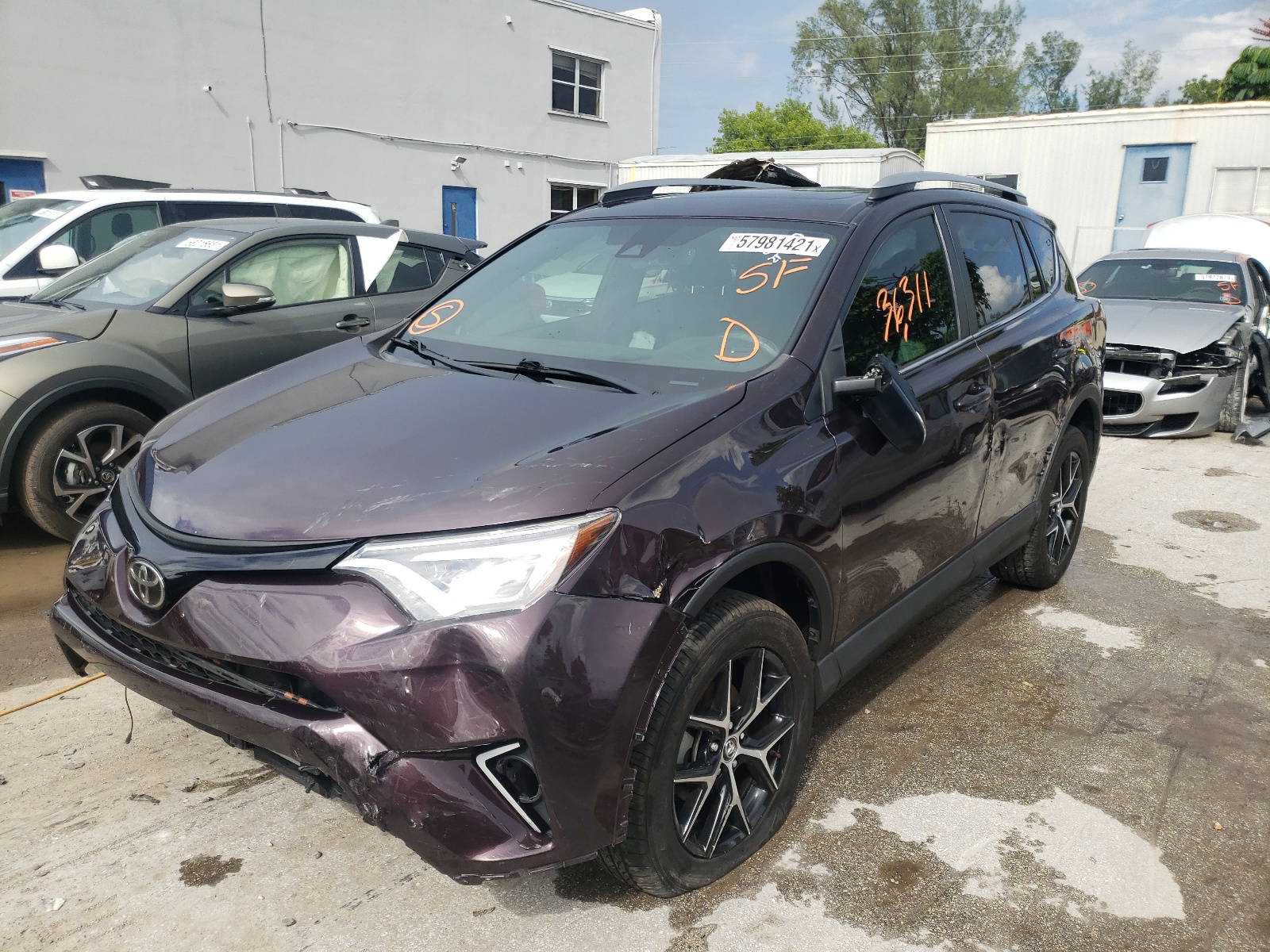 Photo 2 from auction – 2018 TOYOTA RAV4 SE with VIN 2T3NFREV1JW428900