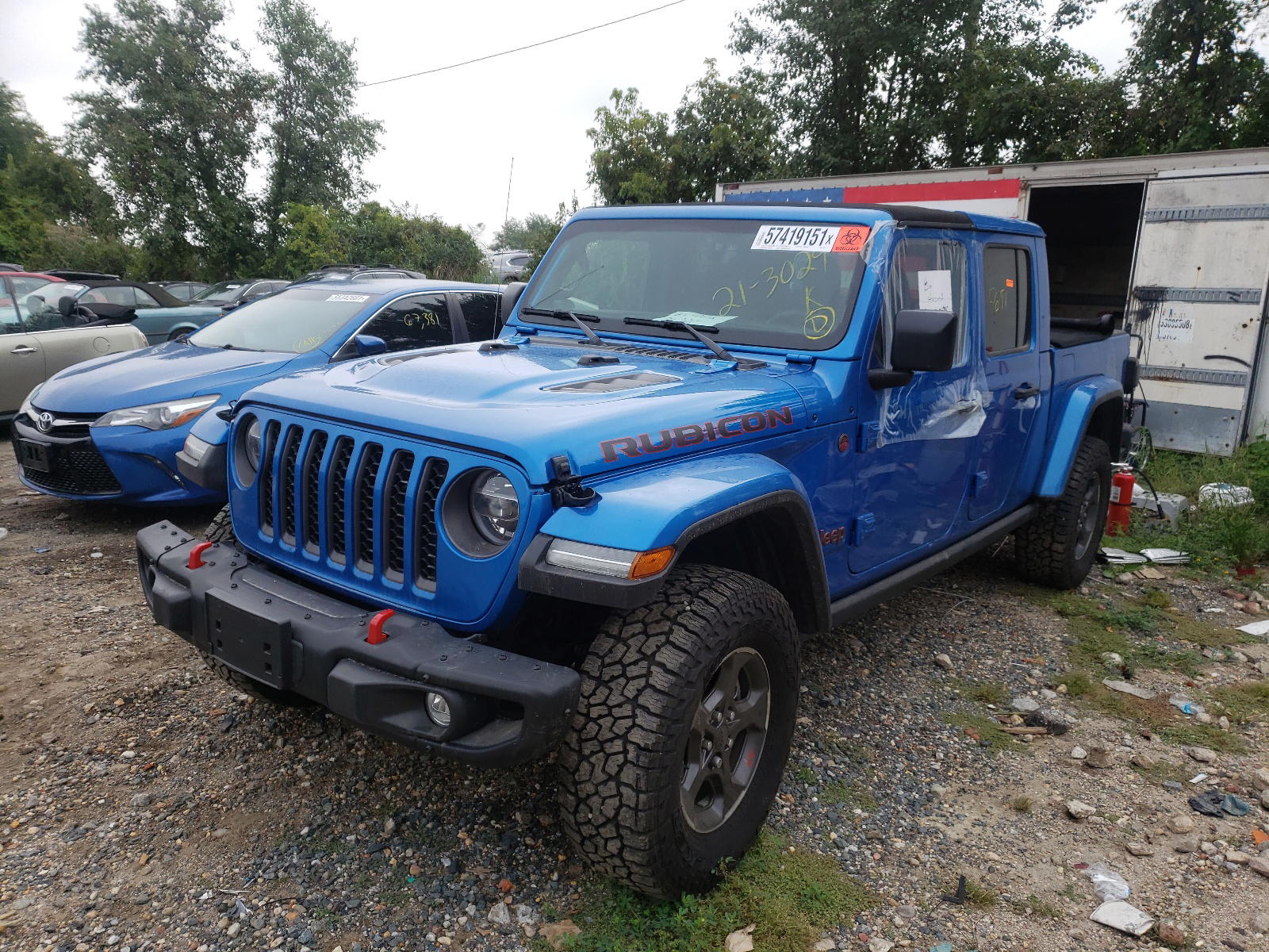 Photo 2 from auction – 2021 JEEP GLADIATOR with VIN 1C6JJTBG1ML561722