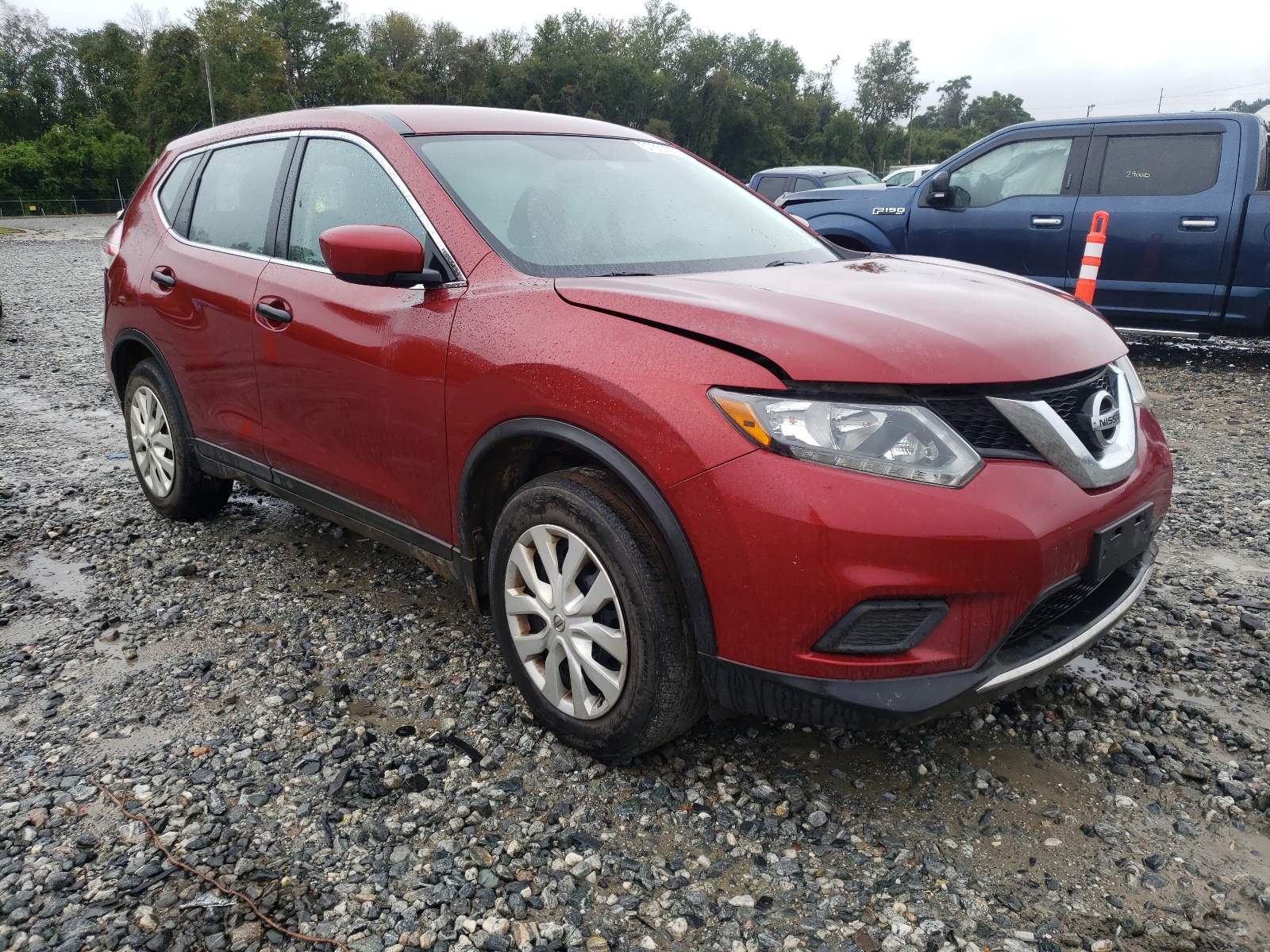 NISSAN ROGUE S 2016 with VIN JN8AT2MT9GW009206 - Photo from auction