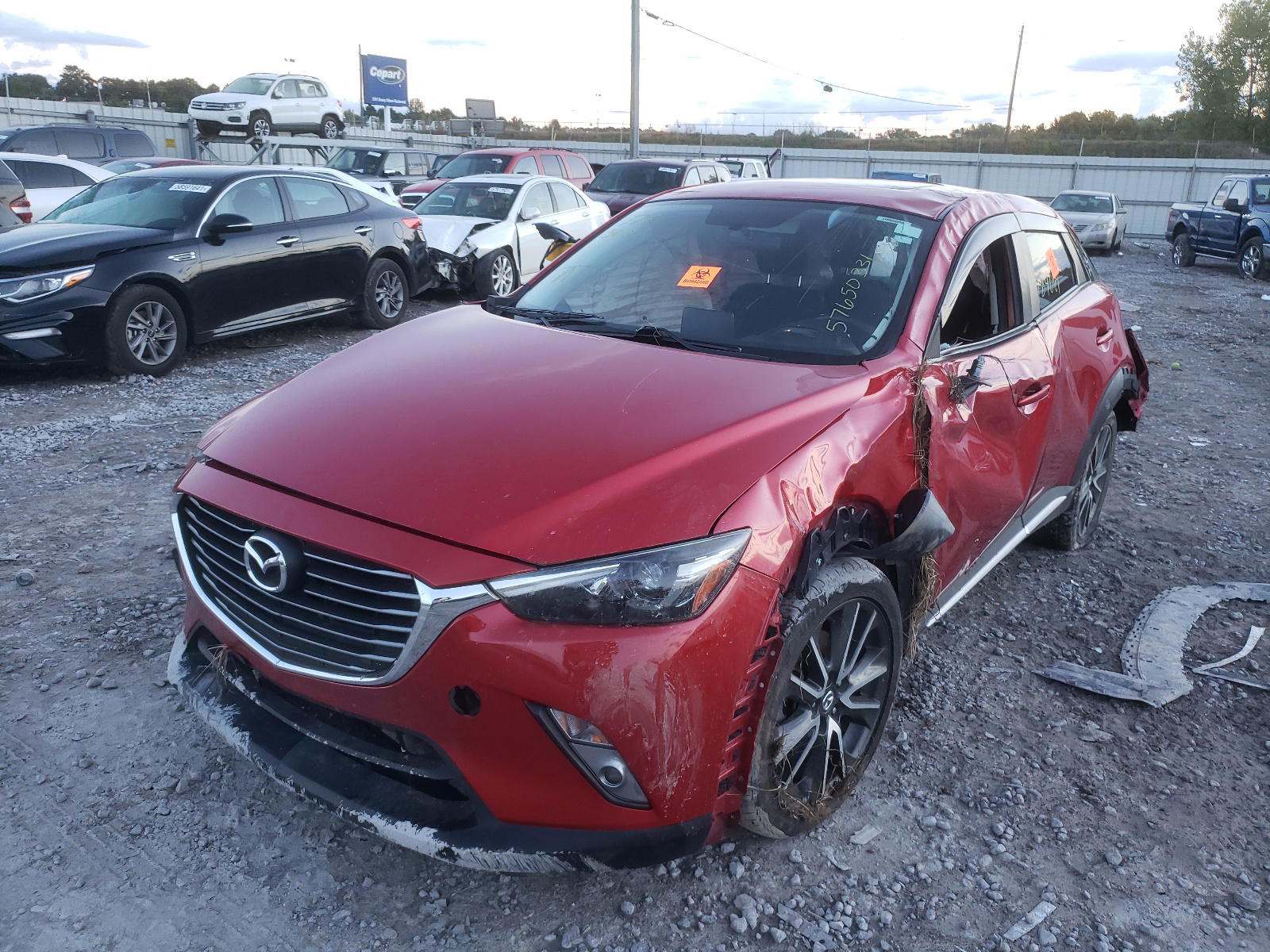 Photo 2 from auction – 2016 MAZDA CX-3 GRAND with VIN JM1DKBD74G0123454