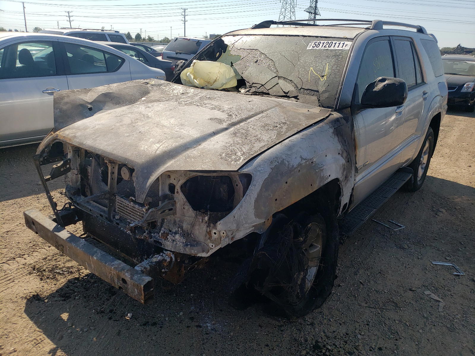 Photo 2 from auction – 2003 TOYOTA 4RUNNER SR with VIN JTEBT14R330023285
