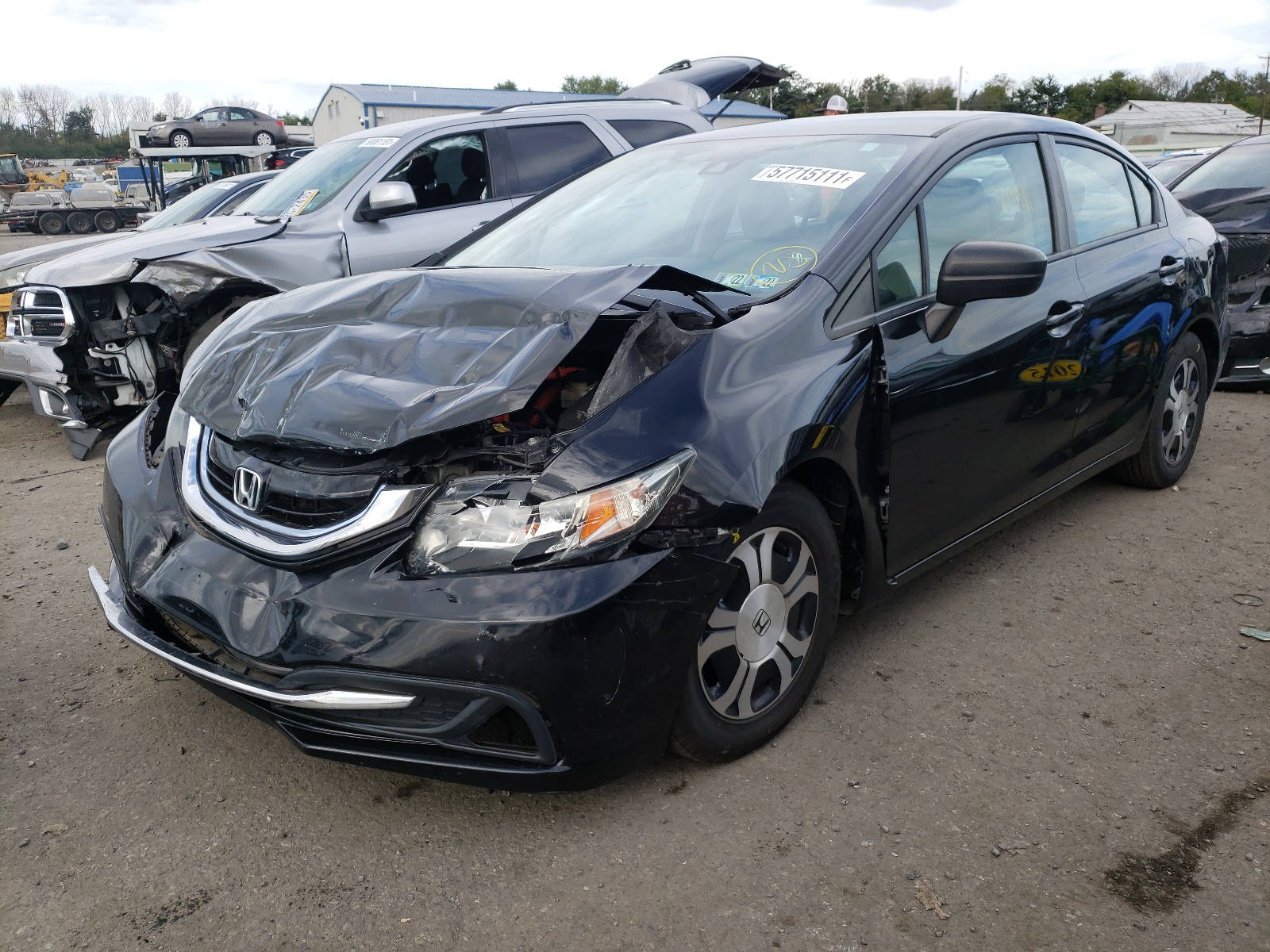 Photo 2 from auction – 2015 HONDA CIVIC HYBR with VIN 19XFB4F3XFE201336