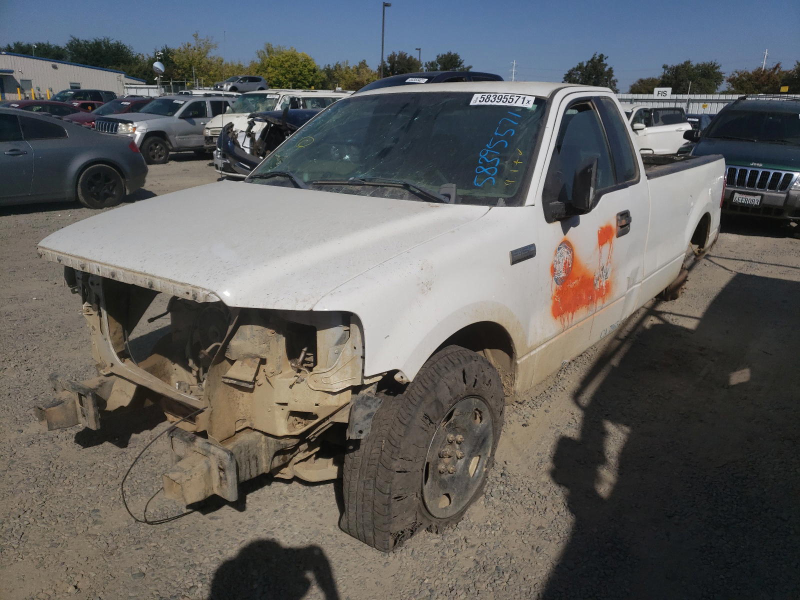 Photo 2 from auction – 2006 FORD F150 with VIN 1FTRF12296NA93803