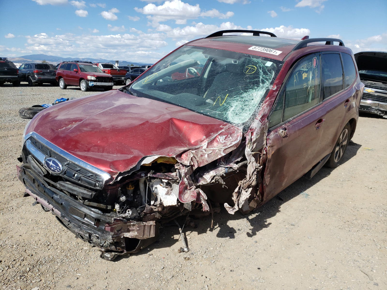 Photo 2 from auction – 2018 SUBARU FORESTER with VIN JF2SJAGCXJH588568