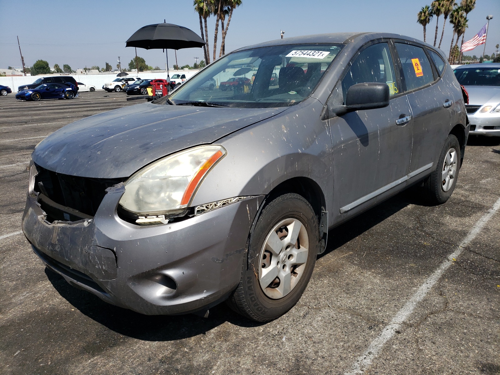 Photo 2 from auction – 2013 NISSAN ROGUE S with VIN JN8AS5MT1DW551366