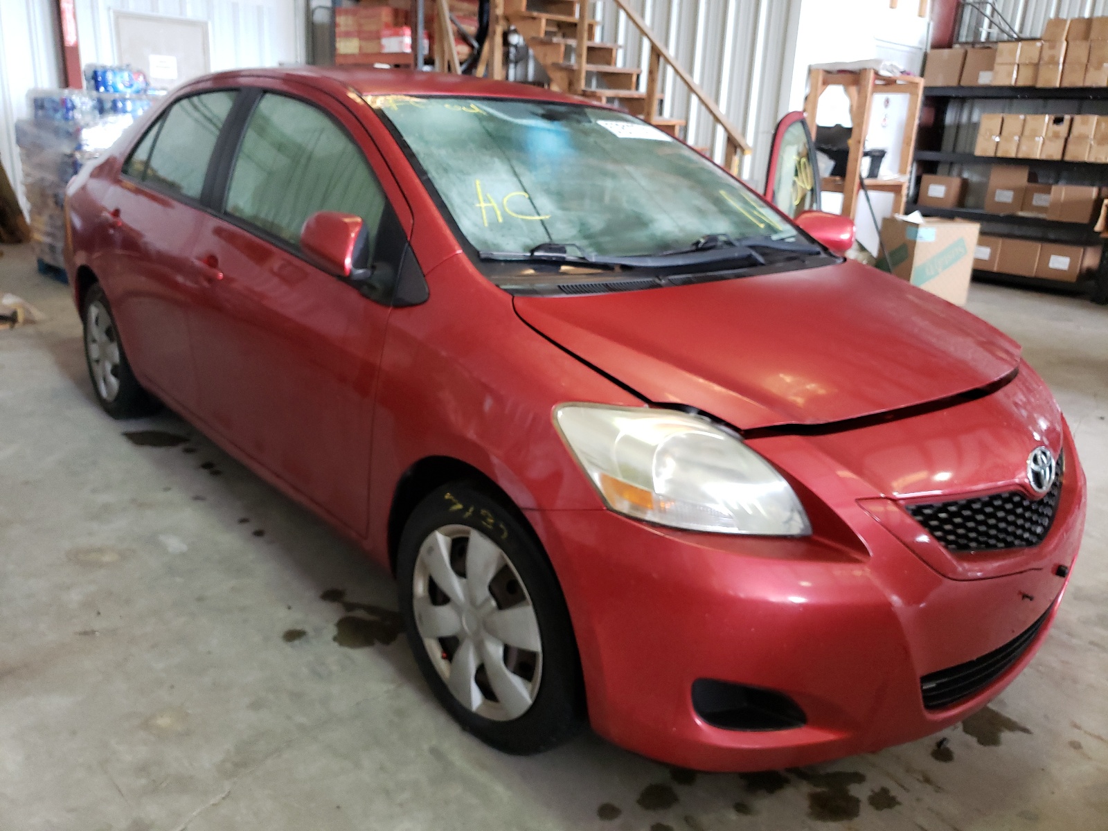 TOYOTA YARIS 2012 with VIN JTDBT4K39CL037694 - Photo from auction