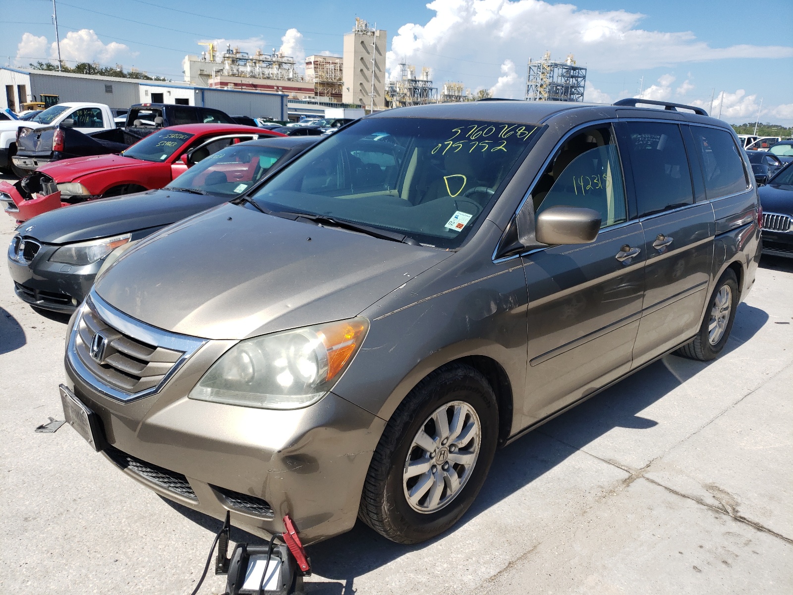 Photo 2 from auction – 2010 HONDA ODYSSEY EX with VIN 5FNRL3H59AB075752