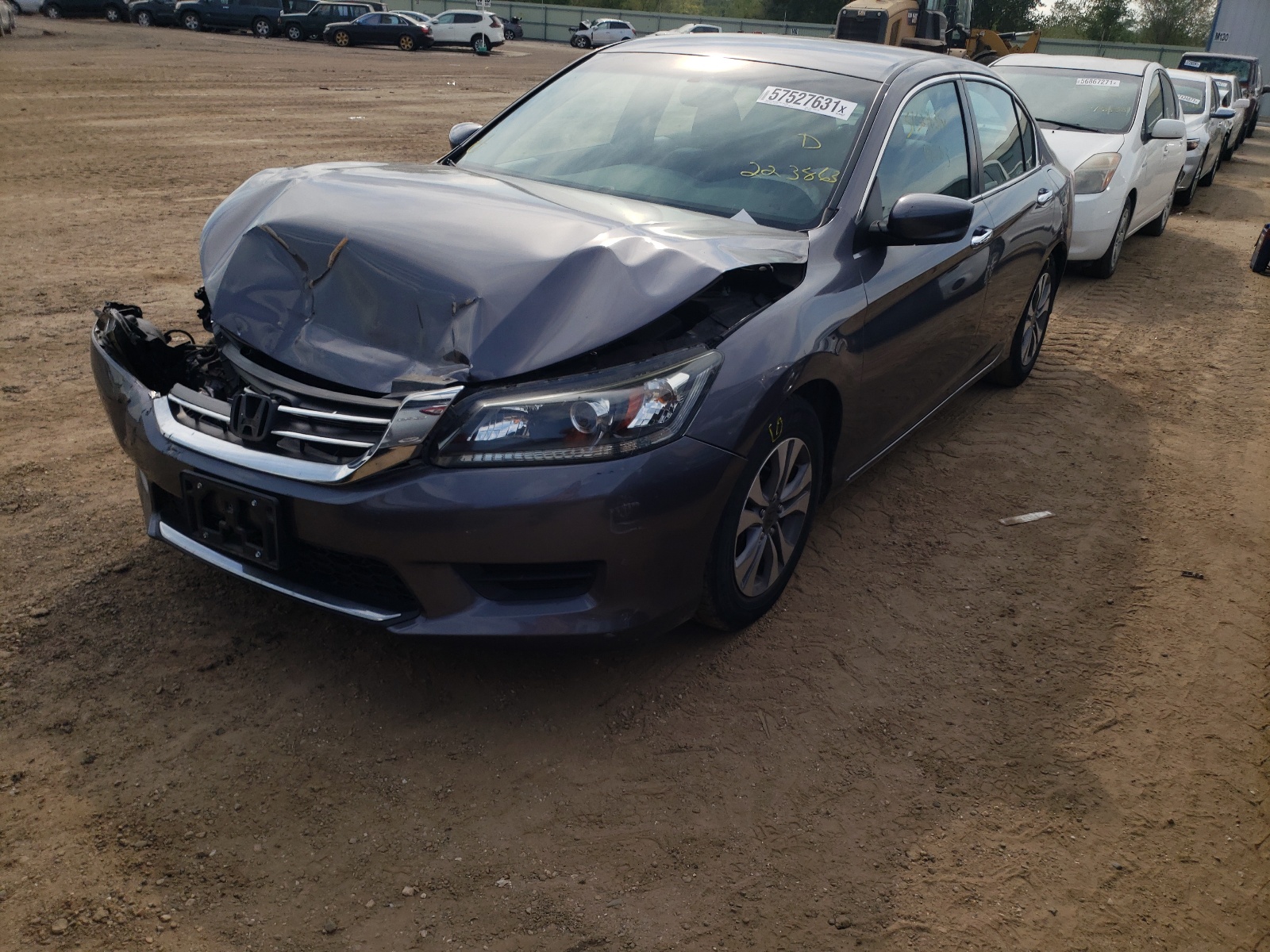 Photo 2 from auction – 2014 HONDA ACCORD LX with VIN 1HGCR2F33EA223863