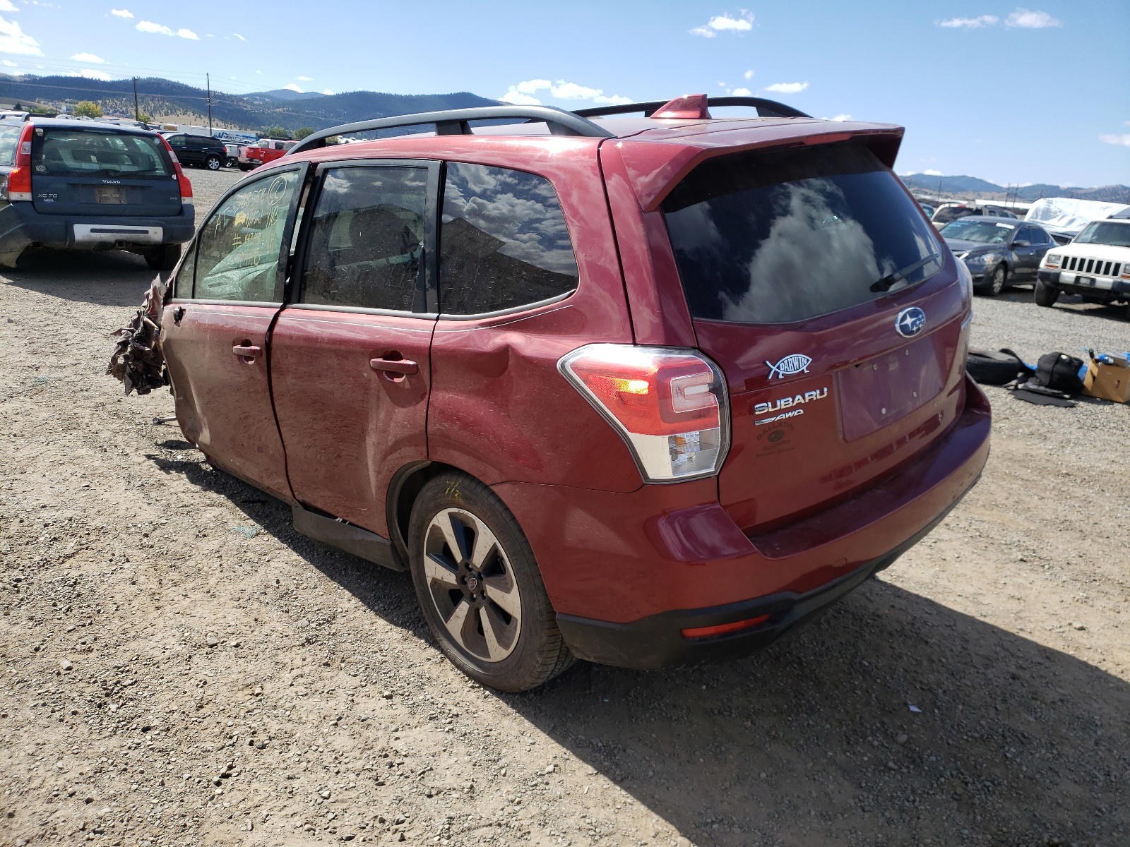 Photo 3 from auction – 2018 SUBARU FORESTER with VIN JF2SJAGCXJH588568