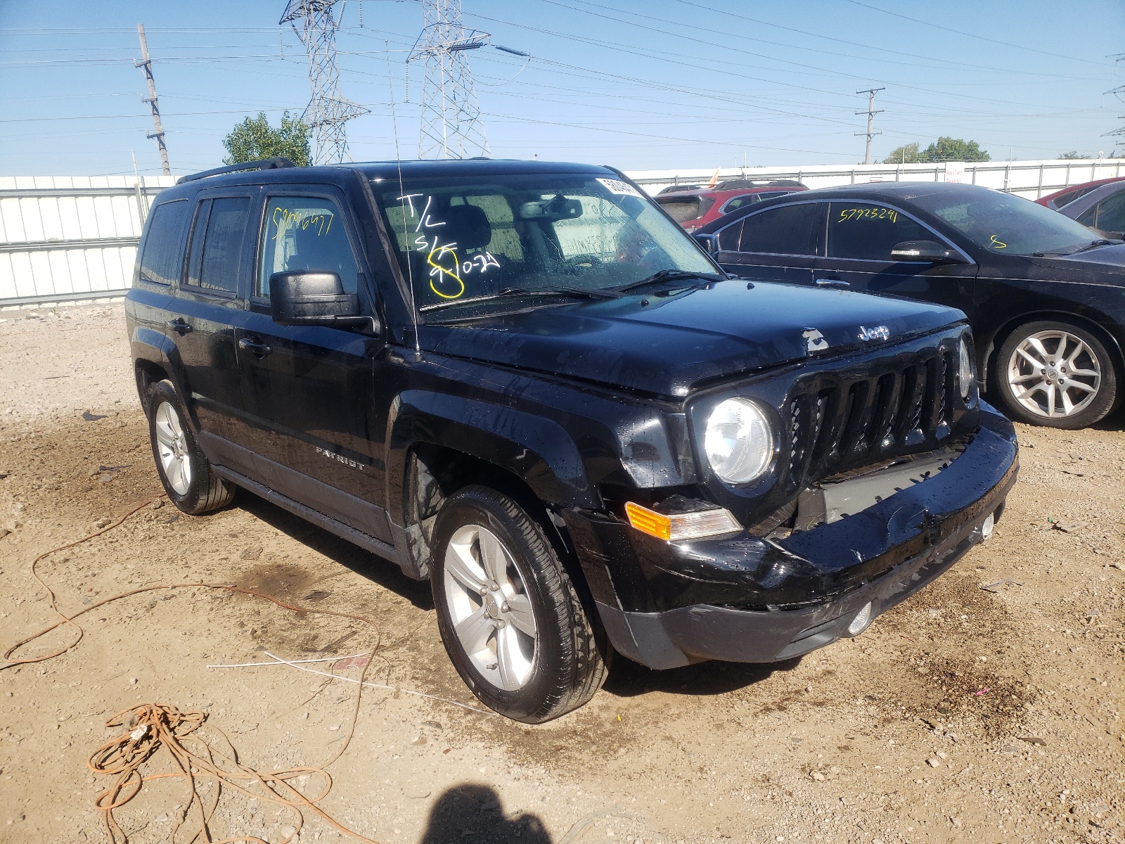 JEEP PATRIOT LA 2017 with VIN 1C4NJPFBXHD183741 - Photo from auction