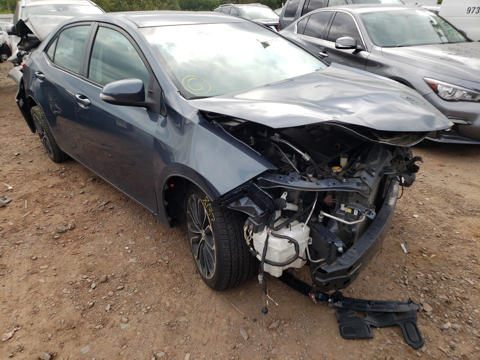 TOYOTA COROLLA L 2015 with VIN 2T1BURHE8FC397067 - Photo from auction