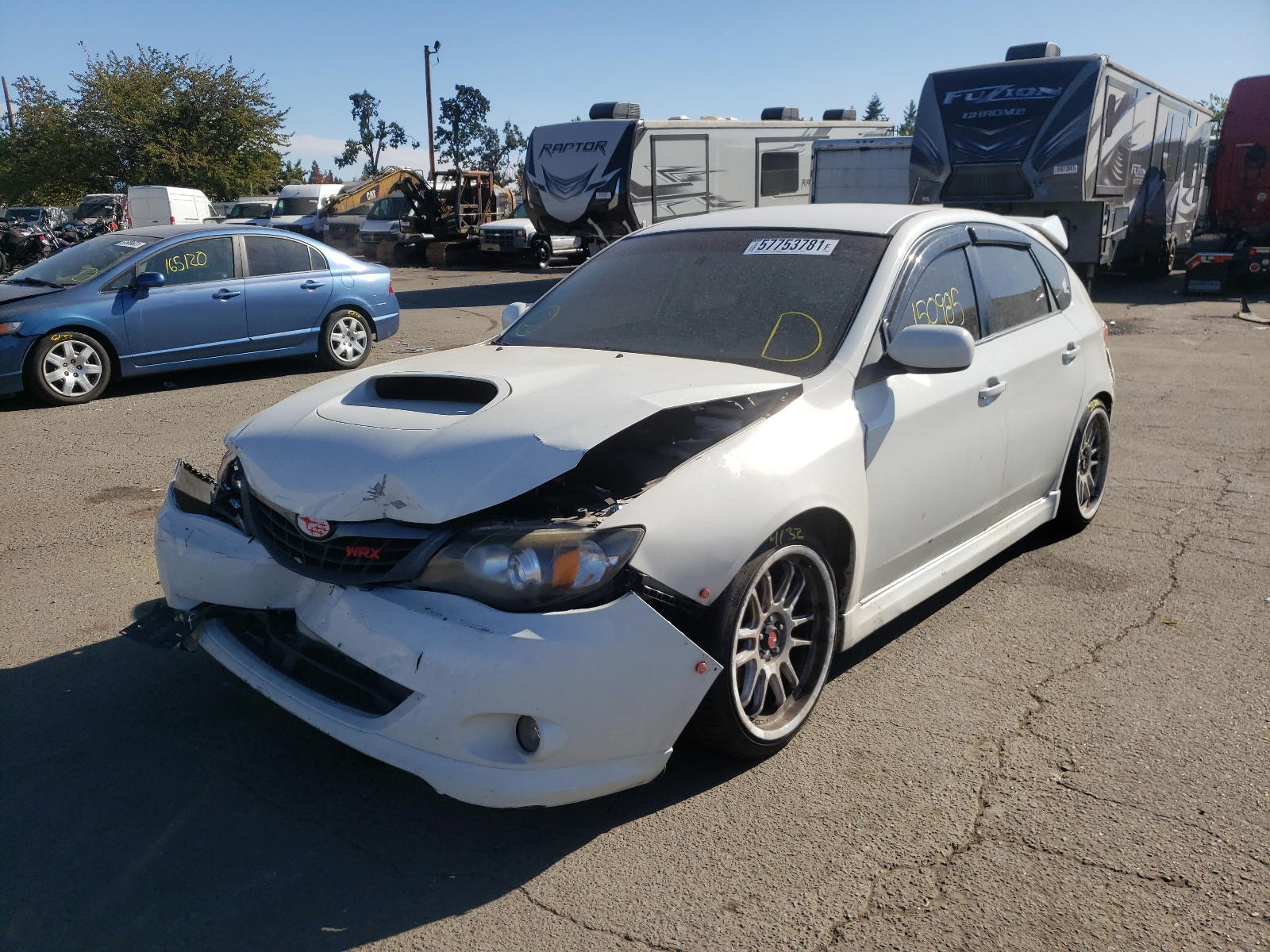 Photo 2 from auction – 2008 SUBARU IMPREZA WR with VIN JF1GH75658H816749