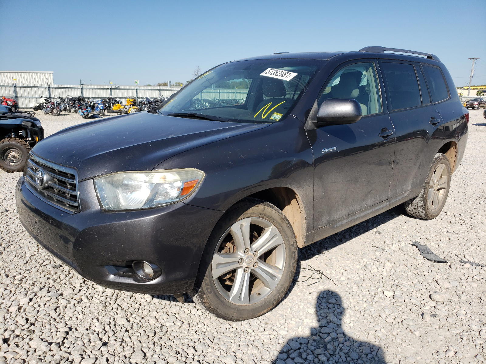 Photo 2 from auction – 2009 TOYOTA HIGHLANDER with VIN JTEES43A992119528