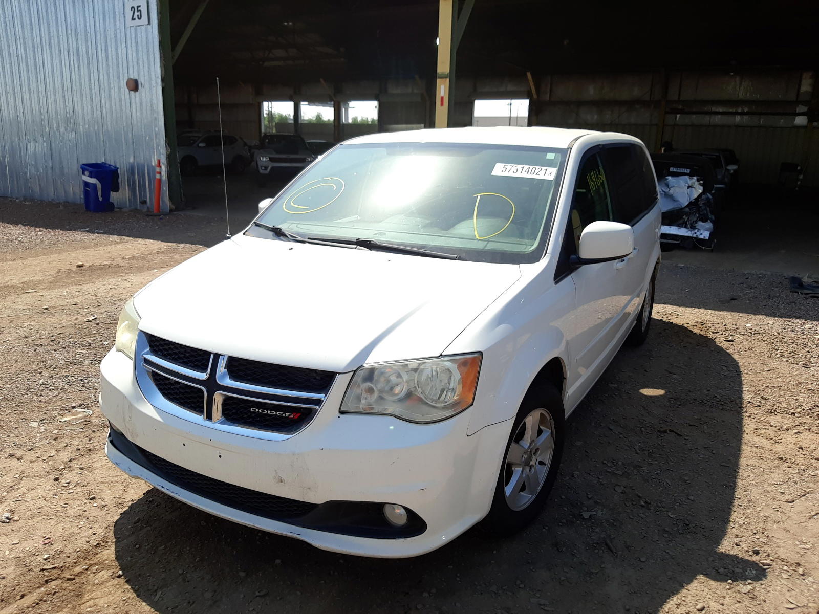 Photo 2 from auction – 2012 DODGE CARAVAN with VIN 2C4RDGDG9CR112947