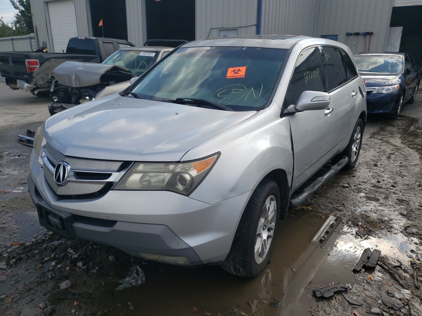 Photo 2 from auction – 2008 ACURA MDX TECHNO with VIN 2HNYD28428H504965
