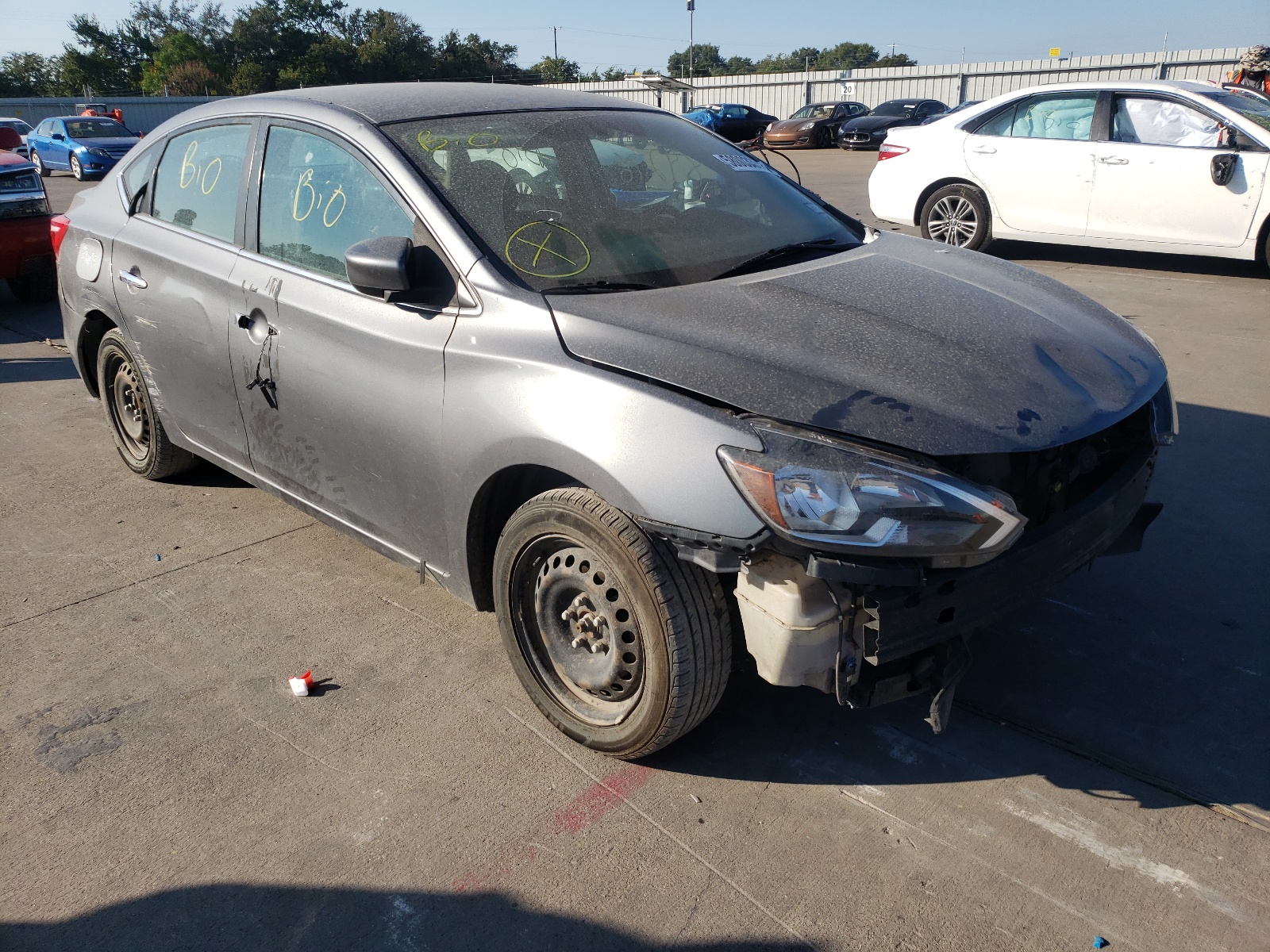 NISSAN SENTRA S 2017 with VIN 3N1AB7AP4HL716808 - Photo from auction