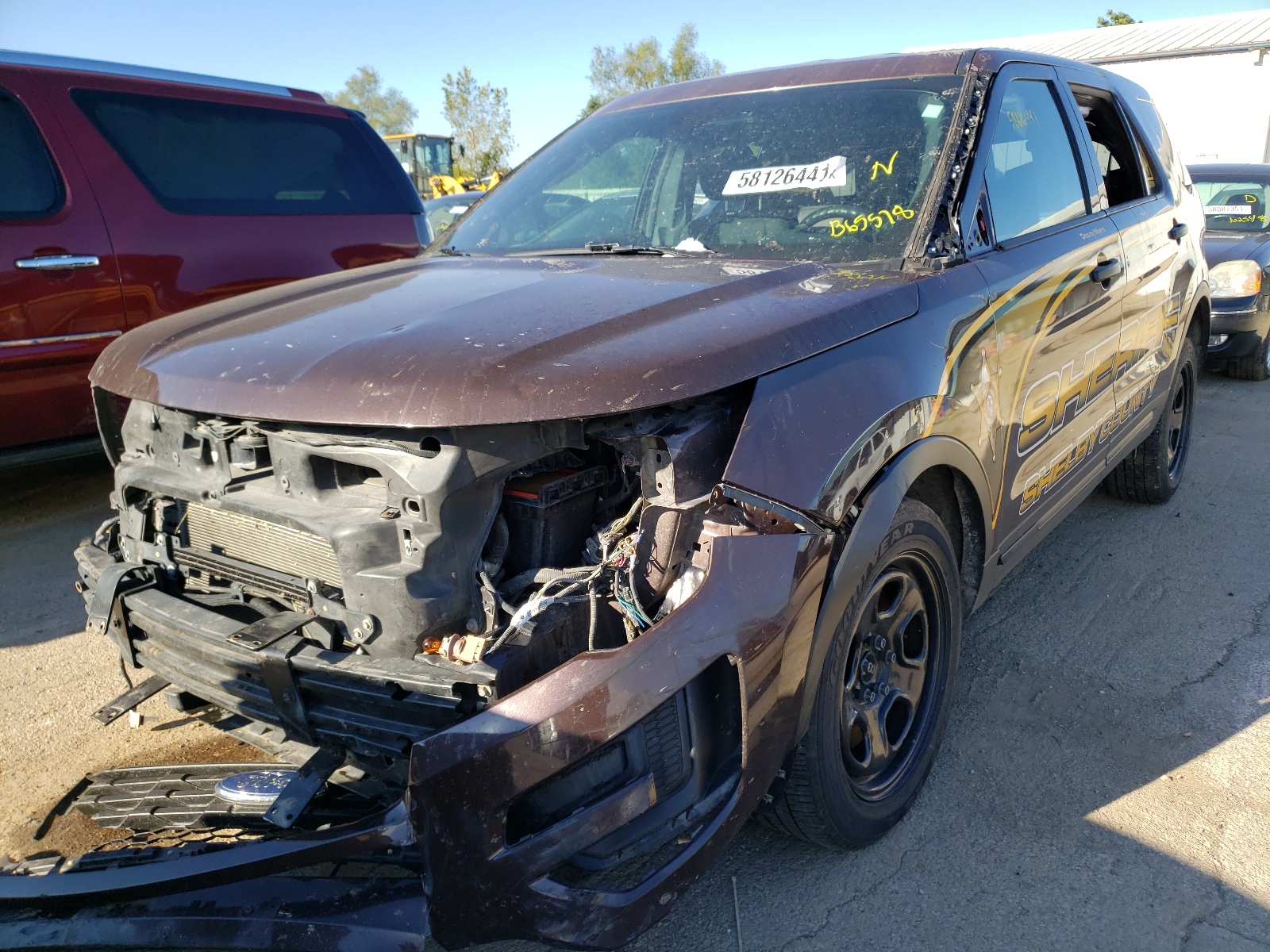 Photo 2 from auction – 2017 FORD EXPLORER P with VIN 1FM5K8ARXHGB65578