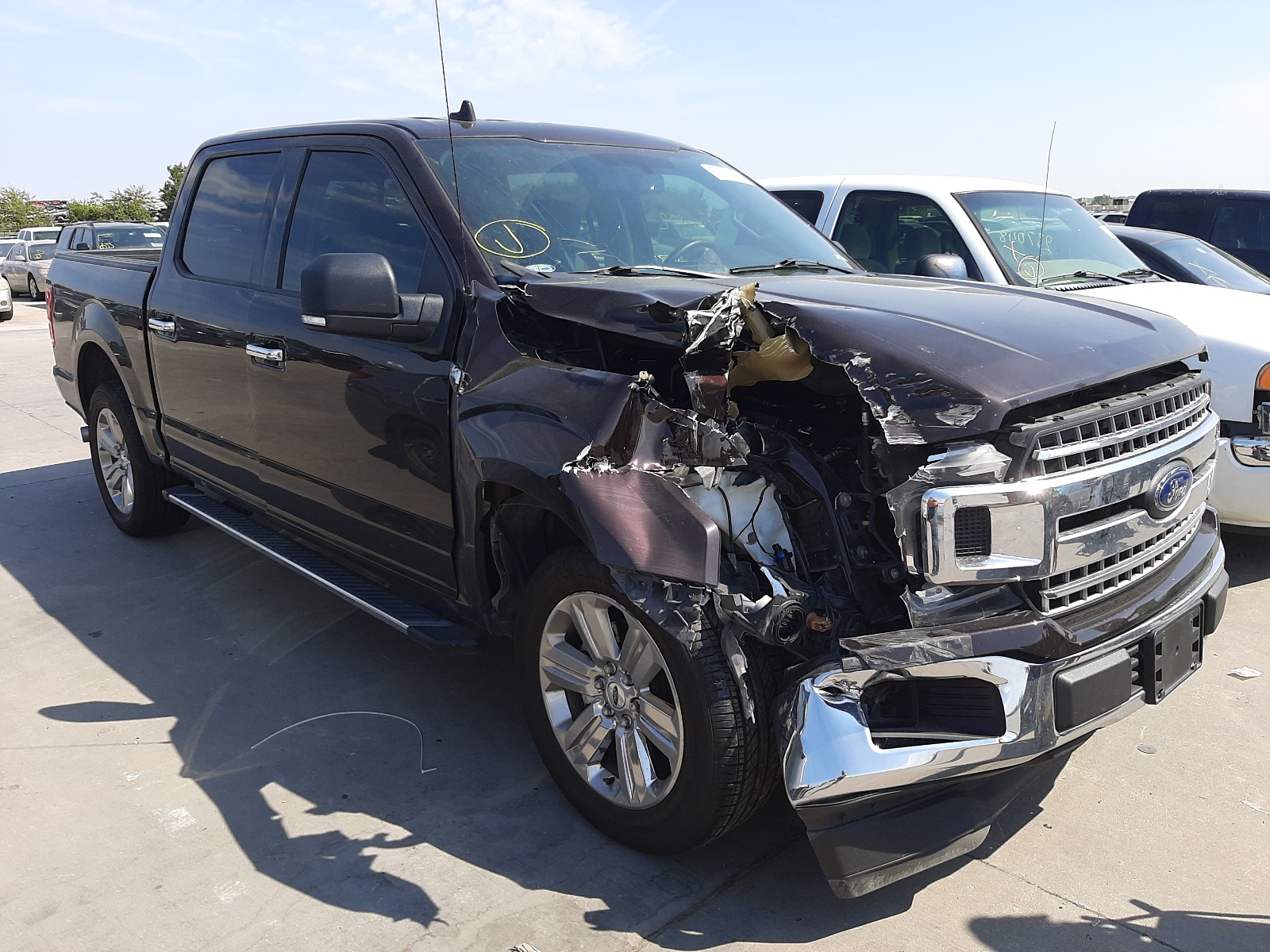 Photo 1 from auction – 2018 FORD F150 SUPER with VIN 1FTEW1C5XJKC79352