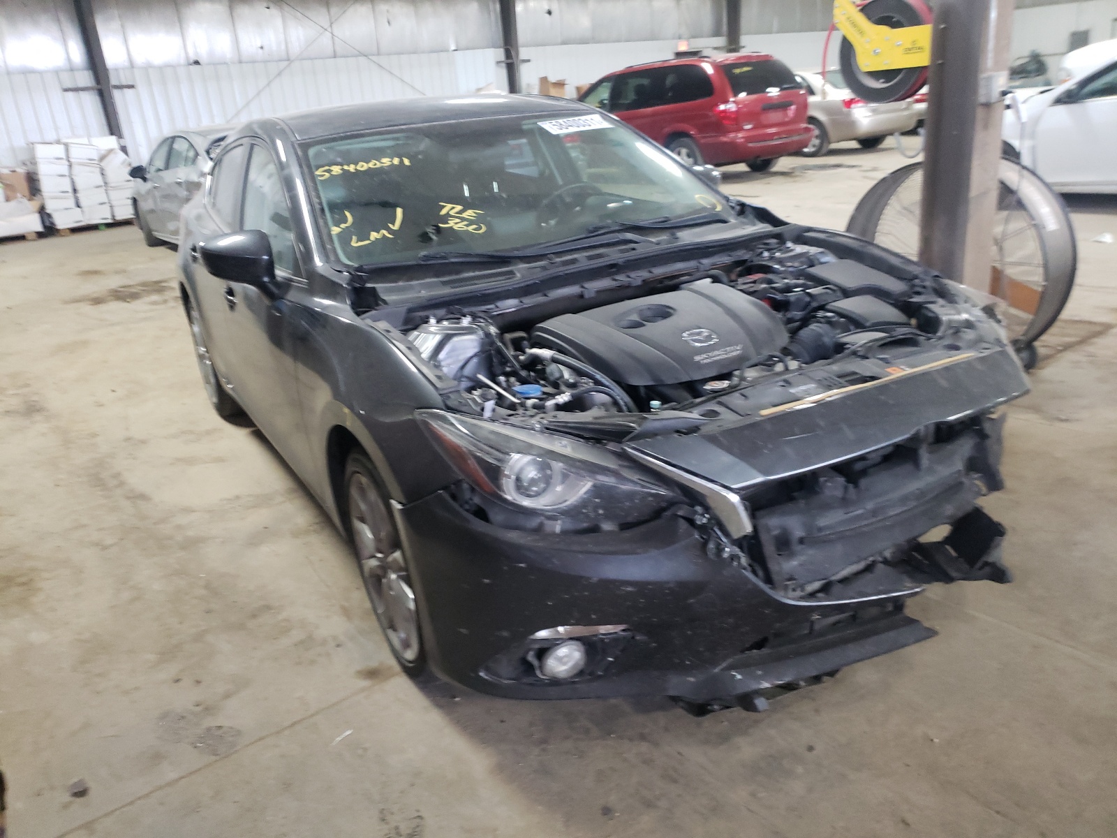 MAZDA 3 TOURING 2014 with VIN JM1BM1V38E1140840 - Photo from auction