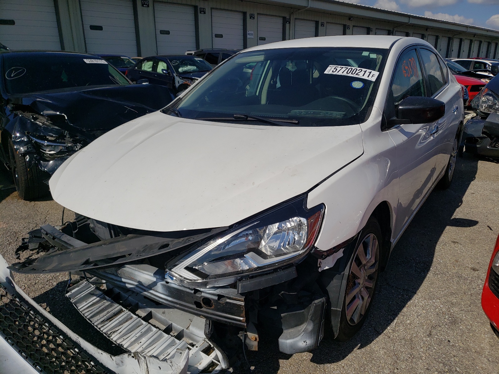 Photo 2 from auction – 2017 NISSAN SENTRA S with VIN 3N1AB7AP3HY263896