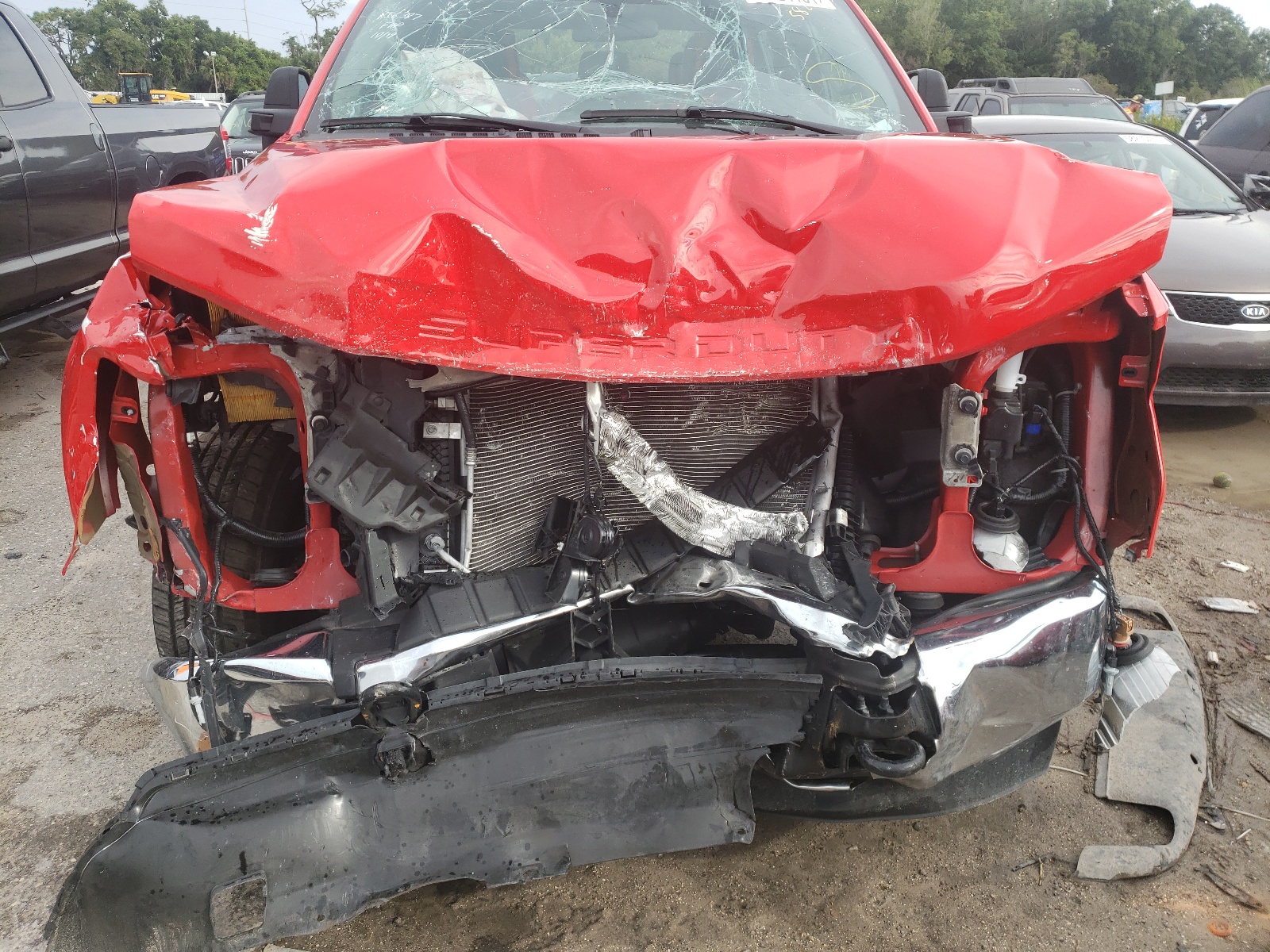 Photo 9 from auction – 2021 FORD F250 SUPER with VIN 1FT7W2A61MEC35947