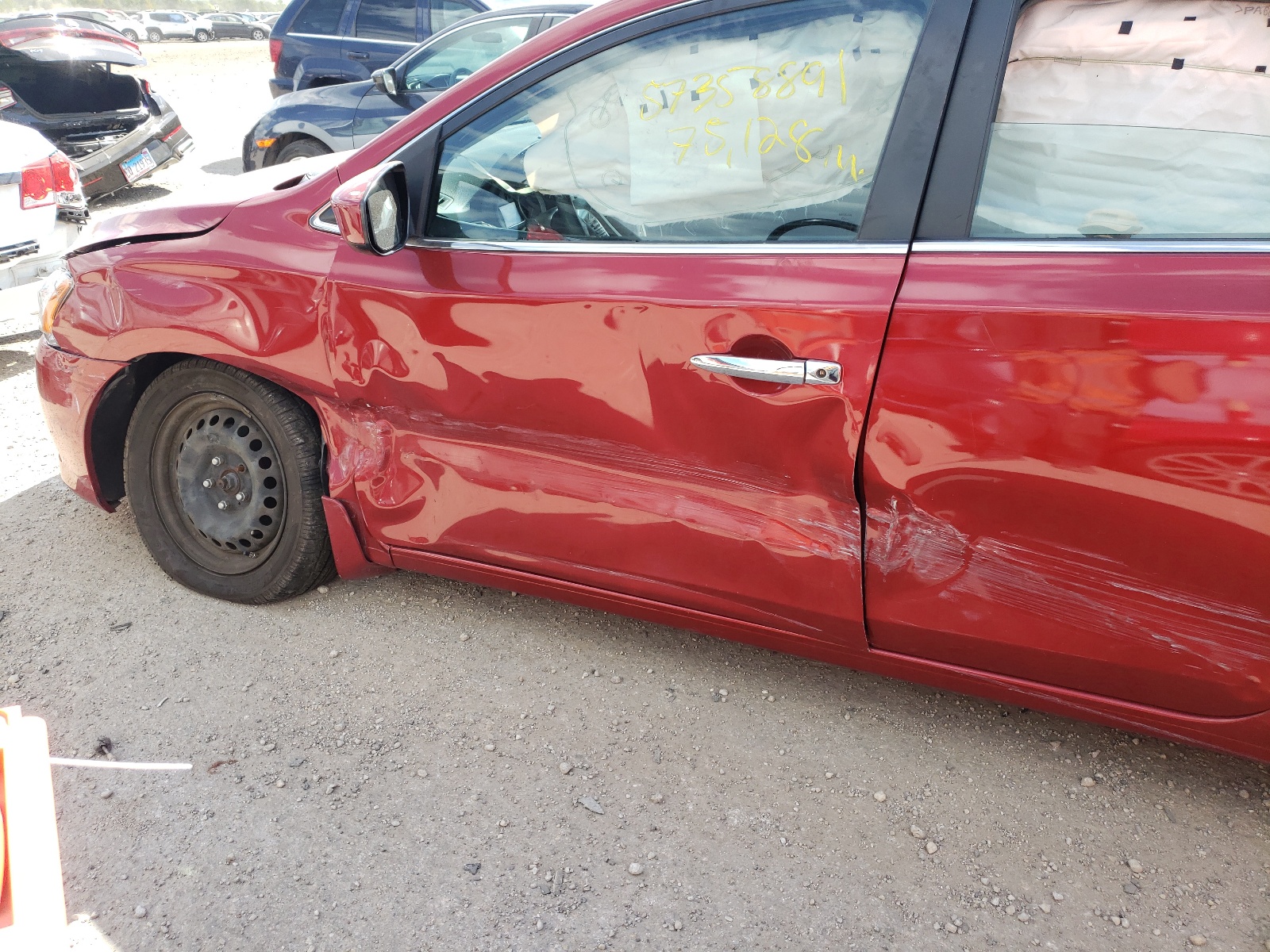 Photo 9 from auction – 2014 NISSAN SENTRA S with VIN 3N1AB7AP8EY306124