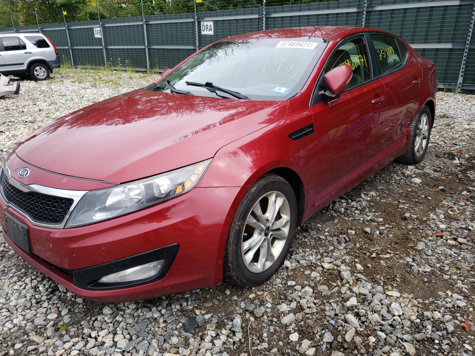 Photo 2 from auction – 2012 KIA OPTIMA EX with VIN 5XXGN4A74CG050003
