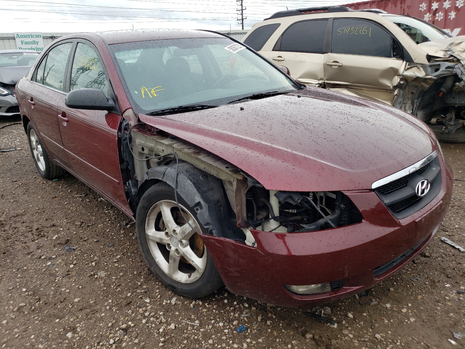Photo 1 from auction – 2008 HYUNDAI SONATA SE with VIN 5NPEU46F98H367748