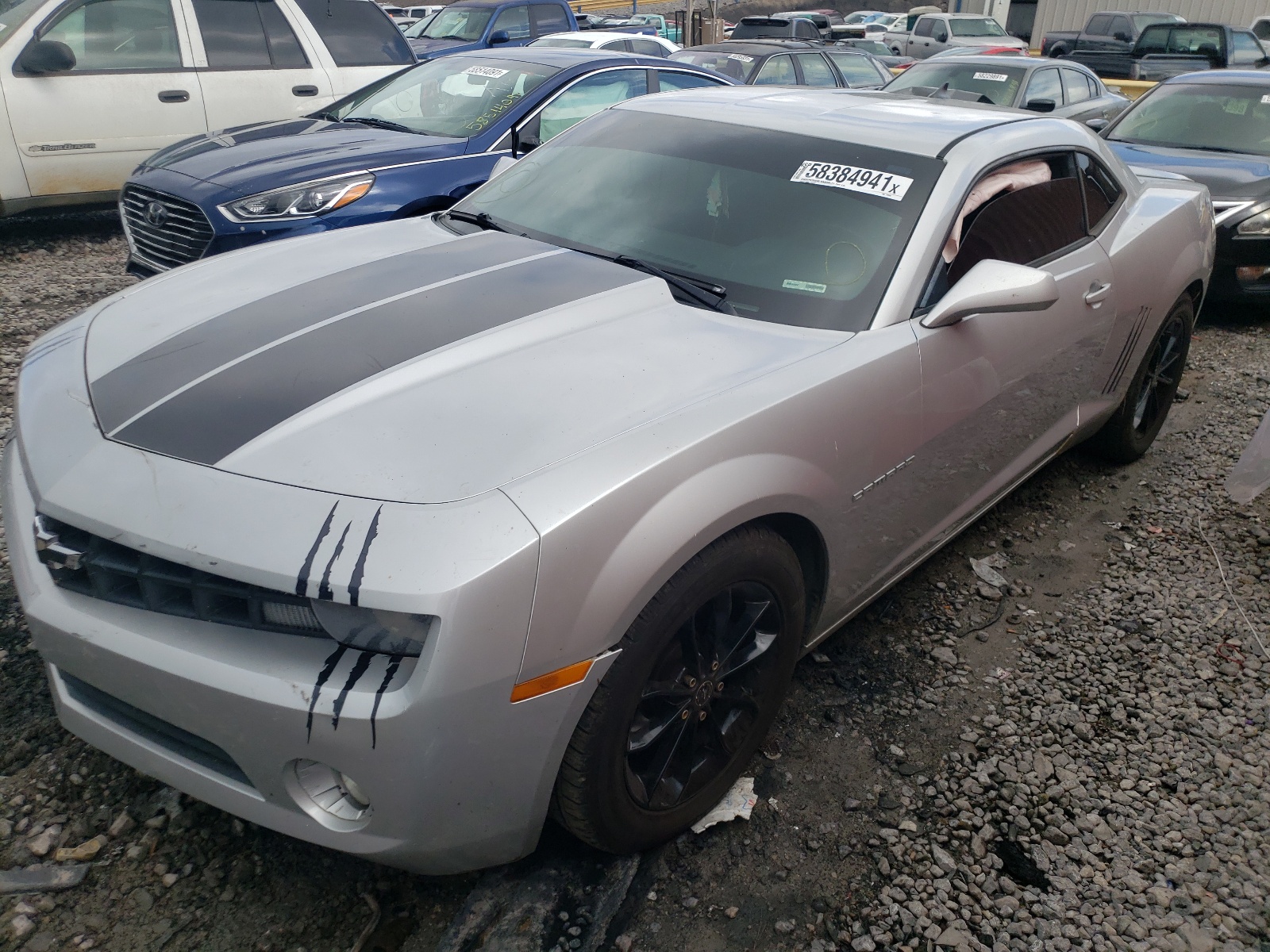 Photo 2 from auction – 2013 CHEVROLET CAMARO LT with VIN 2G1FB1E32D9112848
