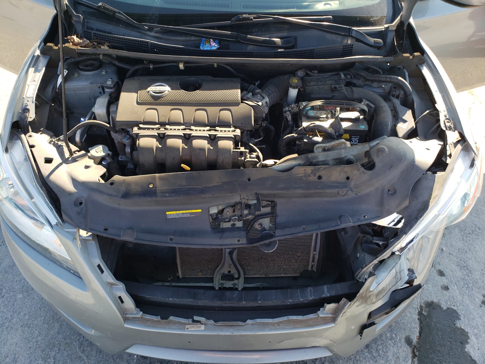 Photo 7 from auction – 2013 NISSAN SENTRA S with VIN 3N1AB7AP4DL622115