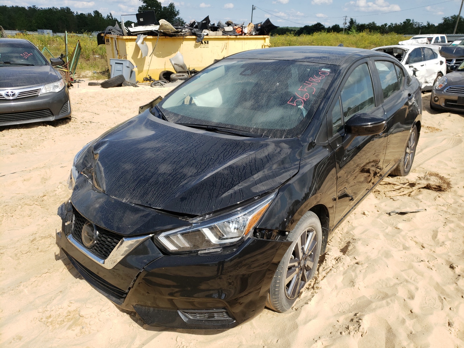 Photo 2 from auction – 2020 NISSAN VERSA SV with VIN 3N1CN8EV2LL844293