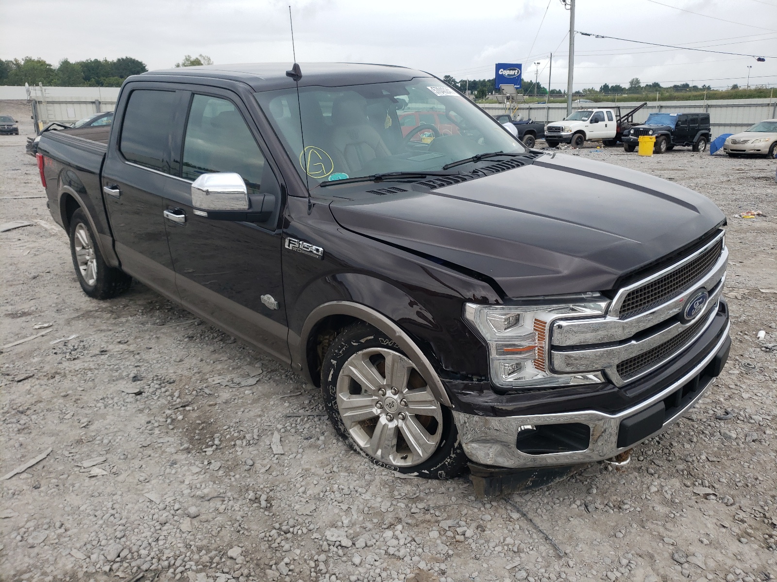 FORD F150 SUPER 2019 with VIN 1FTEW1E41KFA50444 - Photo from auction