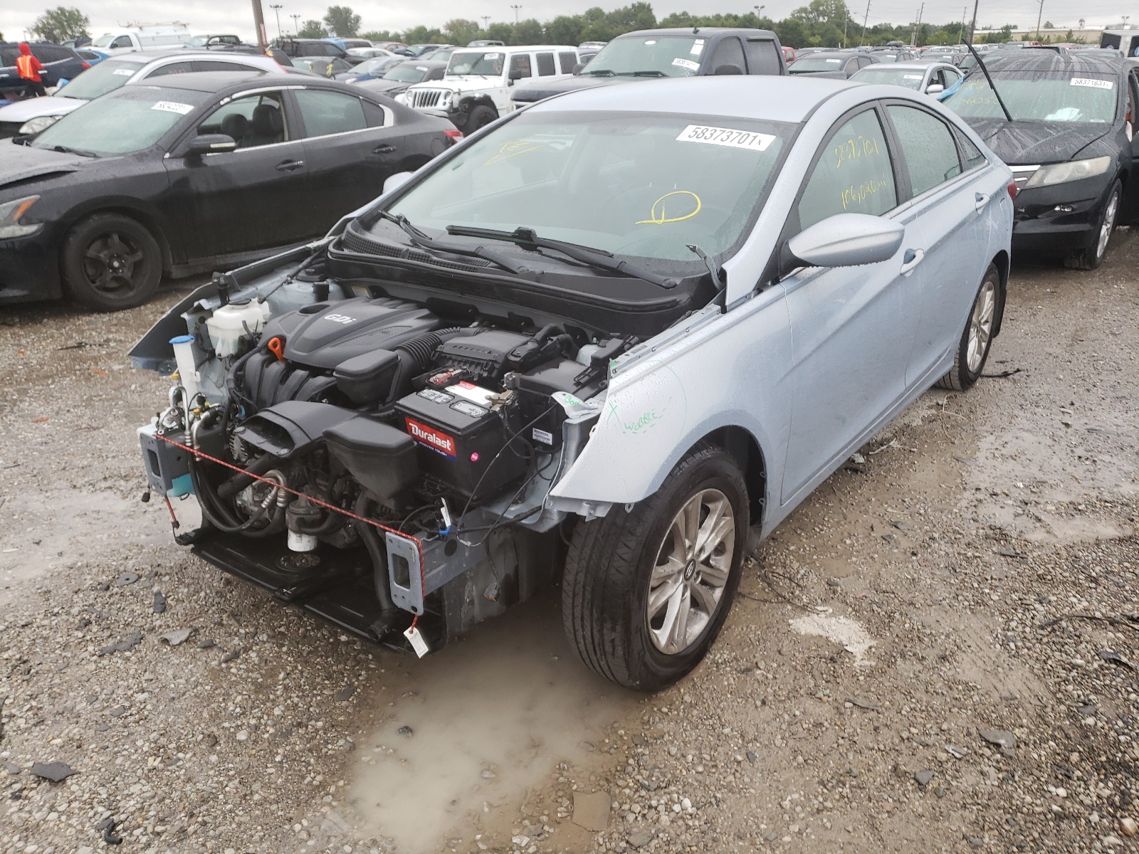 Photo 2 from auction – 2013 HYUNDAI SONATA GLS with VIN 5NPEB4AC7DH676566