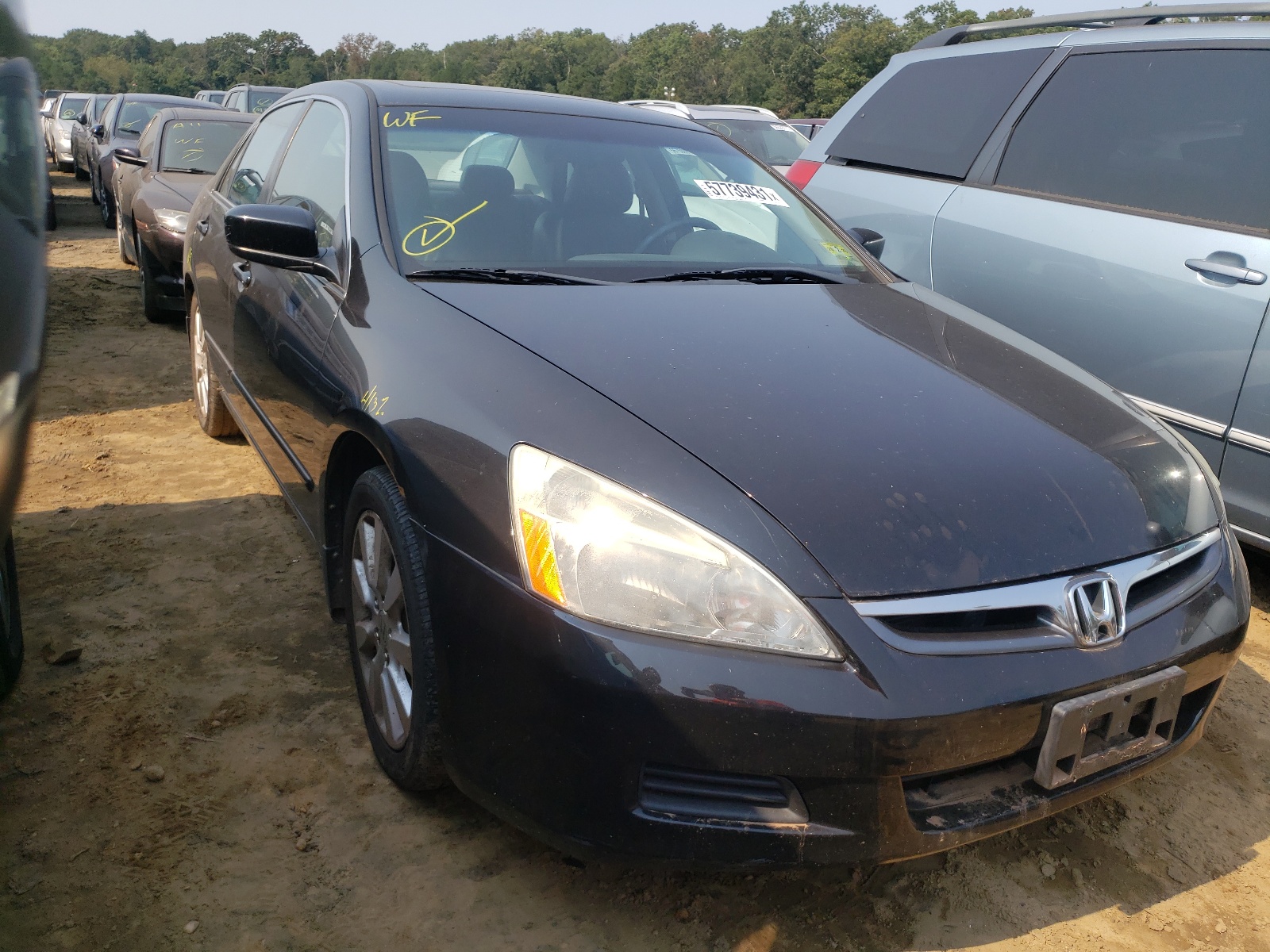 Photo 1 from auction – 2007 HONDA ACCORD EX with VIN 1HGCM66567A106319