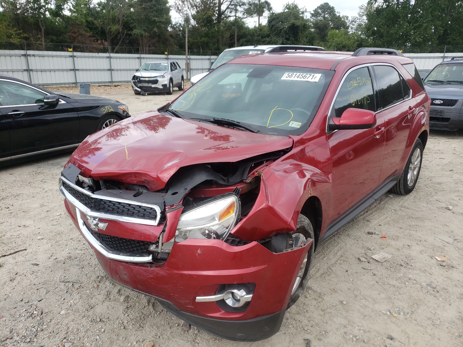 Photo 2 from auction – 2014 CHEVROLET EQUINOX LT with VIN 2GNALCEK6E6193767