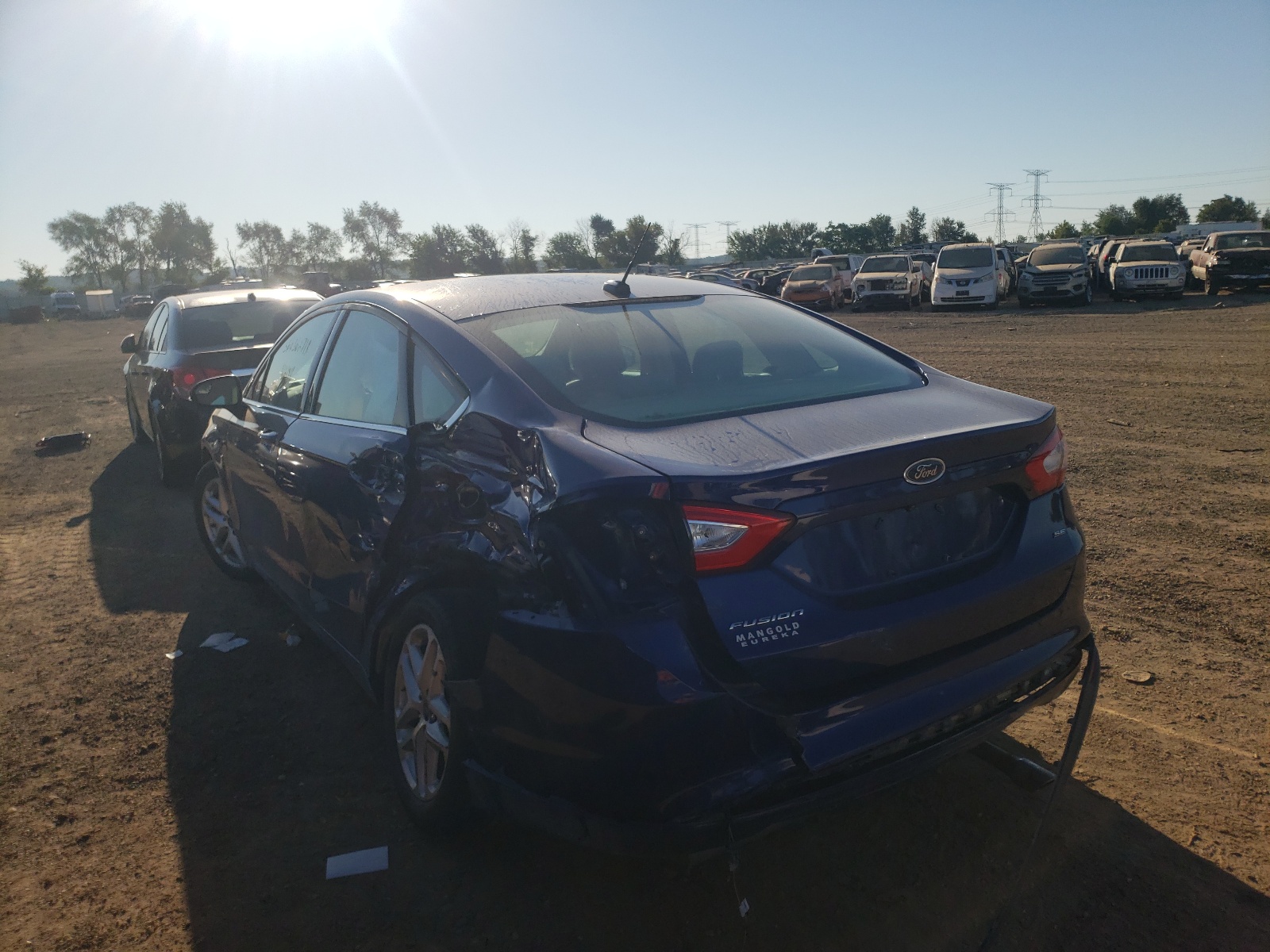 Photo 3 from auction – 2015 FORD FUSION SE with VIN 3FA6P0H73FR278087