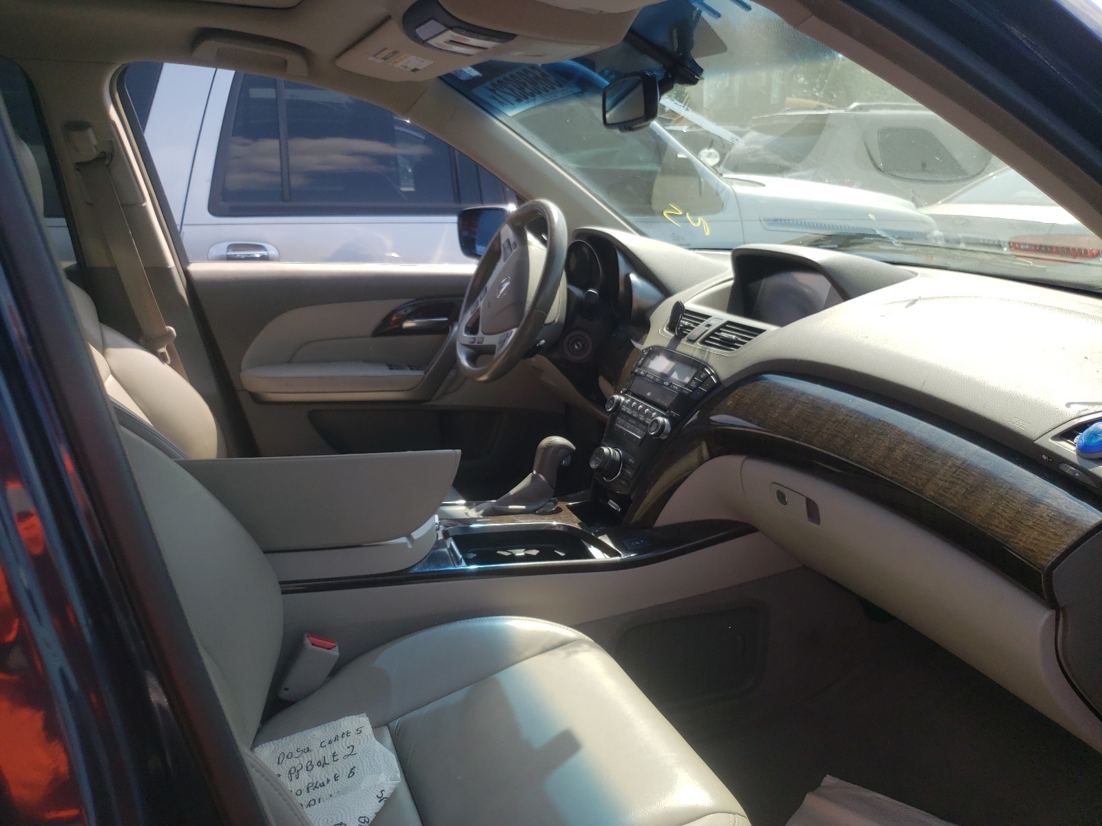 Photo 5 from auction – 2013 ACURA MDX TECHNO with VIN 2HNYD2H32DH513621