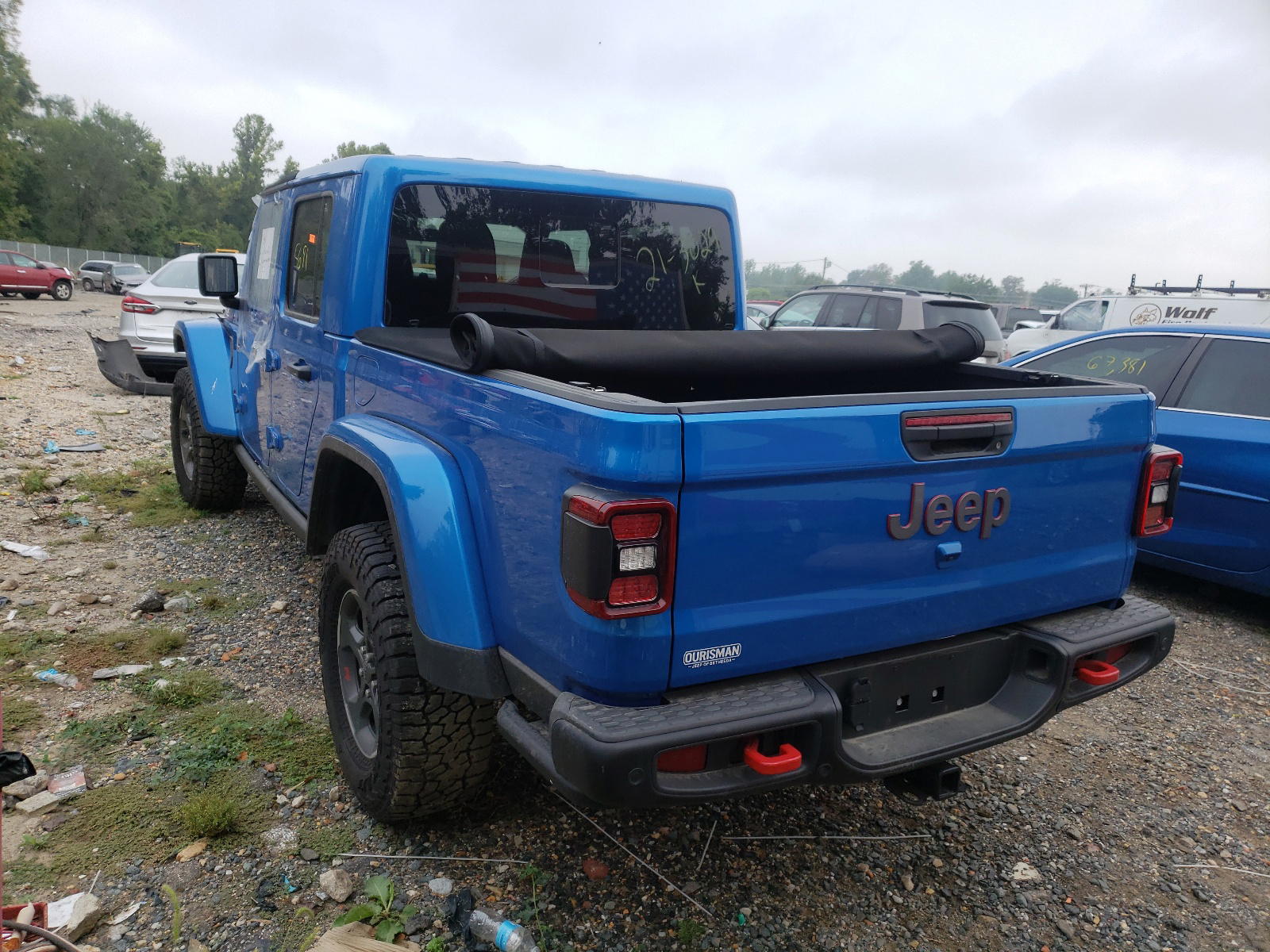 Photo 3 from auction – 2021 JEEP GLADIATOR with VIN 1C6JJTBG1ML561722