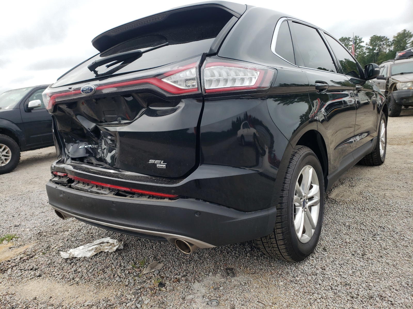 Photo 4 from auction – 2015 FORD EDGE SEL with VIN 2FMTK4J81FBC36582