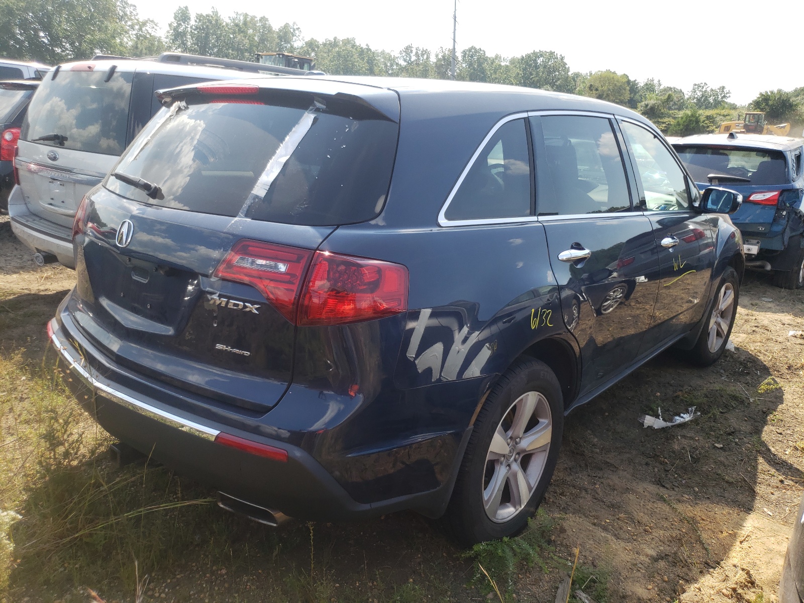 Photo 4 from auction – 2013 ACURA MDX TECHNO with VIN 2HNYD2H32DH513621