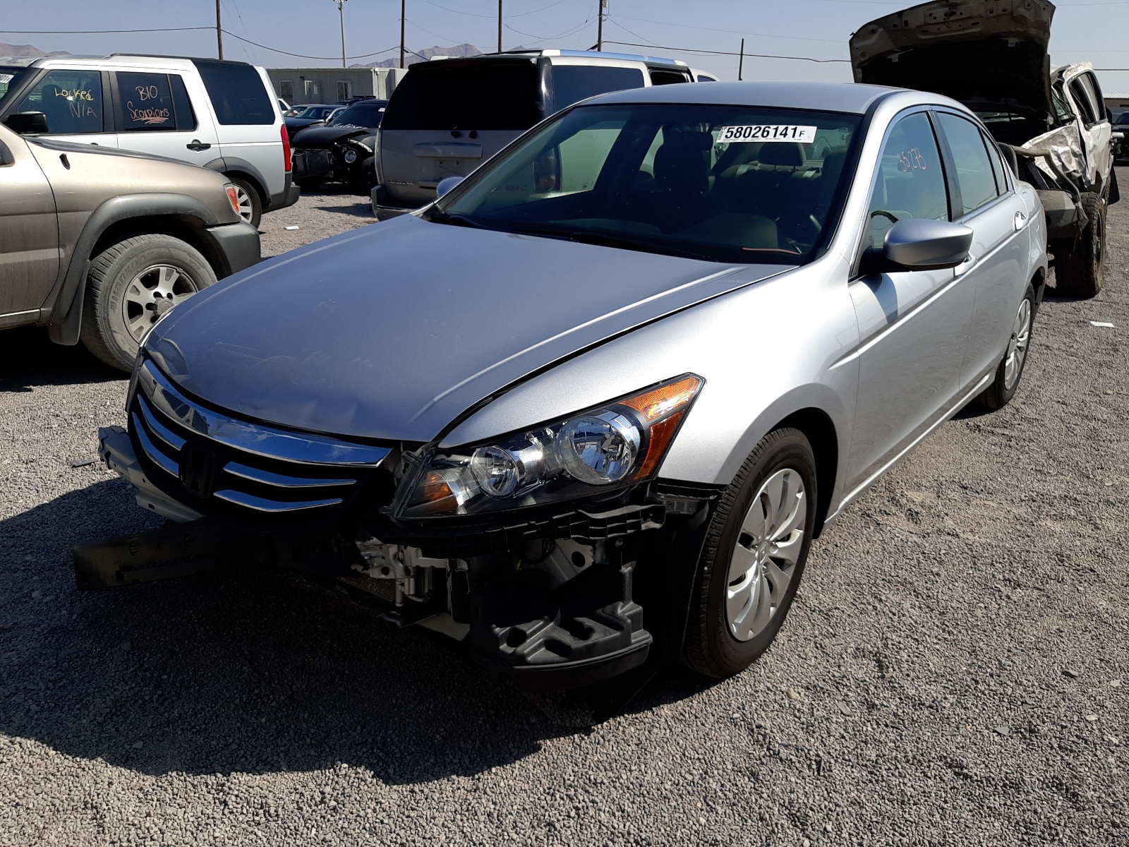 Photo 2 from auction – 2012 HONDA ACCORD LX with VIN 1HGCP2F34CA220828