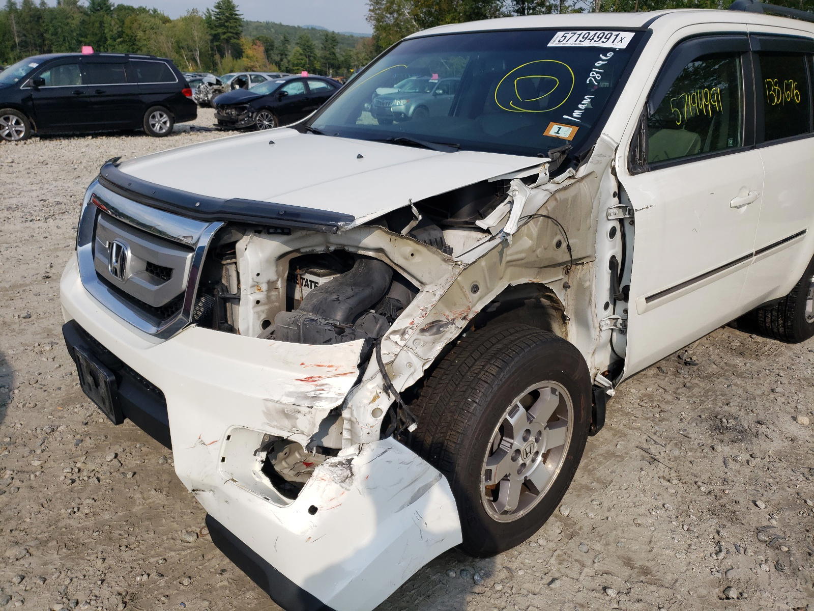 Photo 9 from auction – 2011 HONDA PILOT TOUR with VIN 5FNYF4H95BB086812