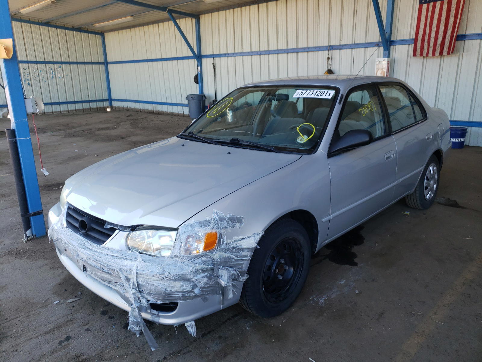 Photo 2 from auction – 2002 TOYOTA COROLLA CE with VIN 1NXBR12E42Z640989