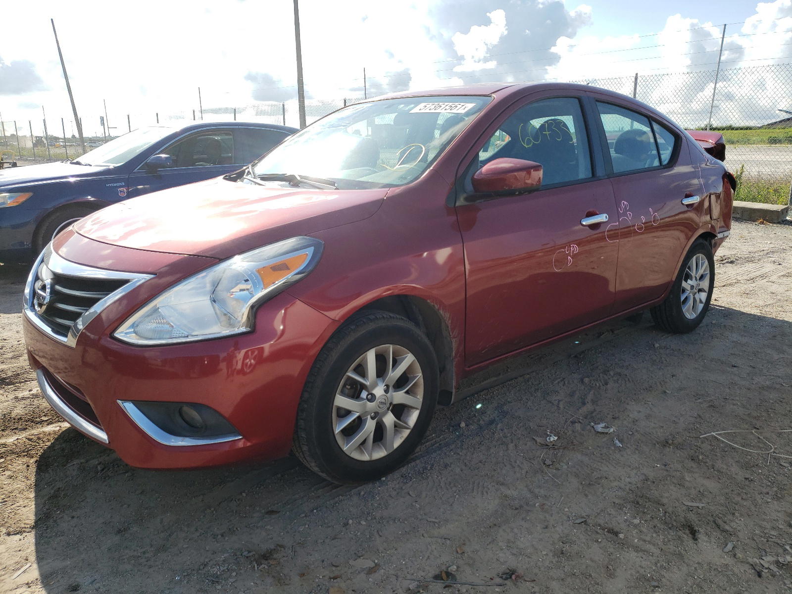 Photo 2 from auction – 2017 NISSAN VERSA S with VIN 3N1CN7AP9HL806830