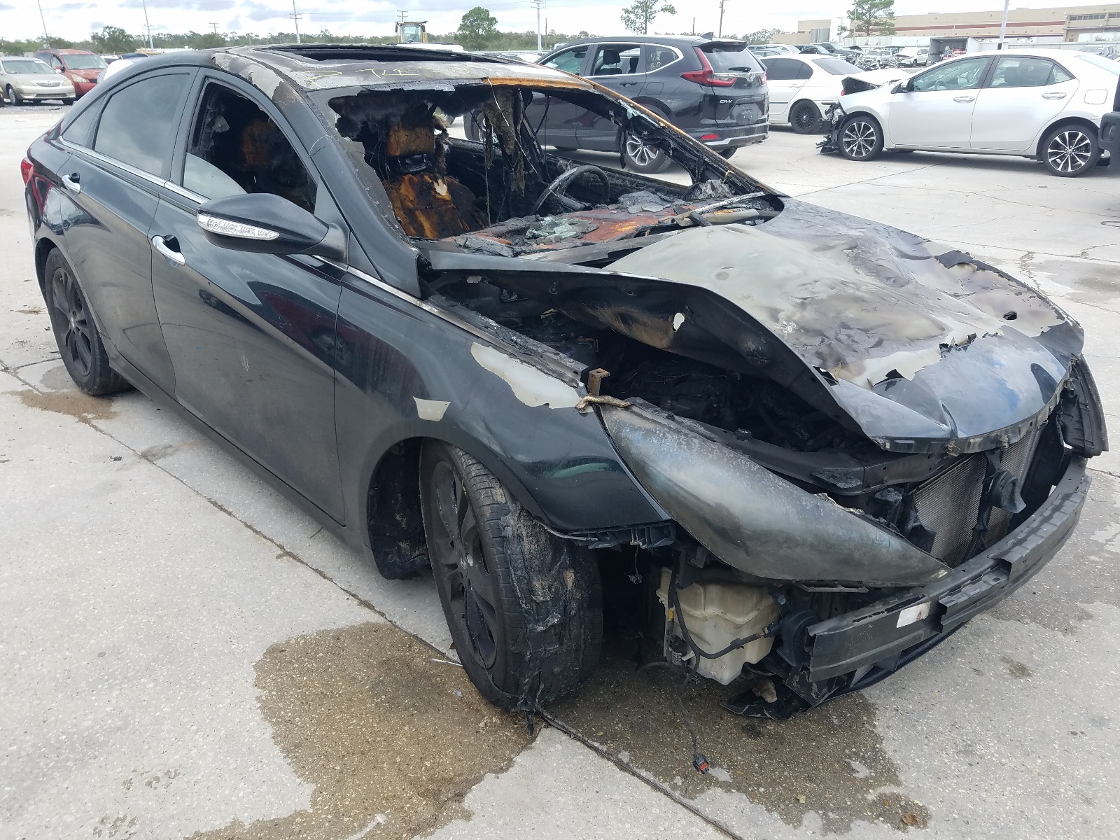 HYUNDAI SONATA SE 2011 with VIN 5NPEC4AC0BH263561 - Photo from auction