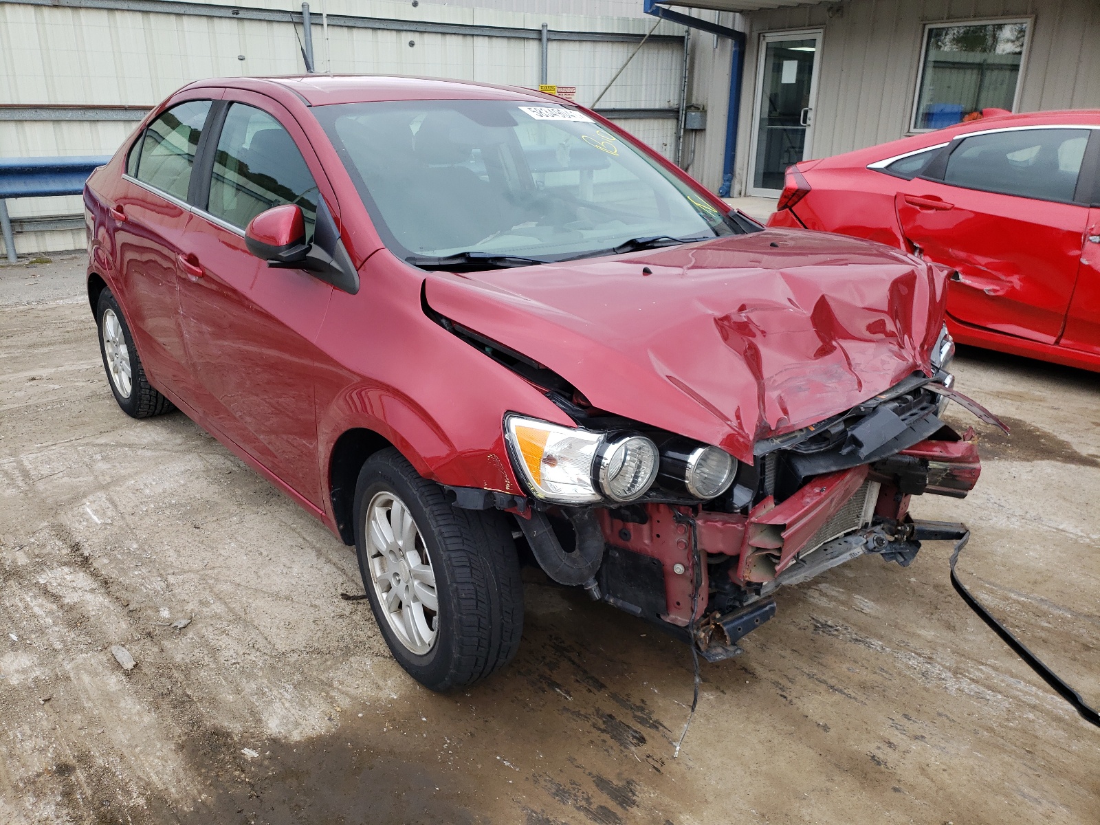 CHEVROLET SONIC LT 2013 with VIN 1G1JC5SH8D4250590 - Photo from auction