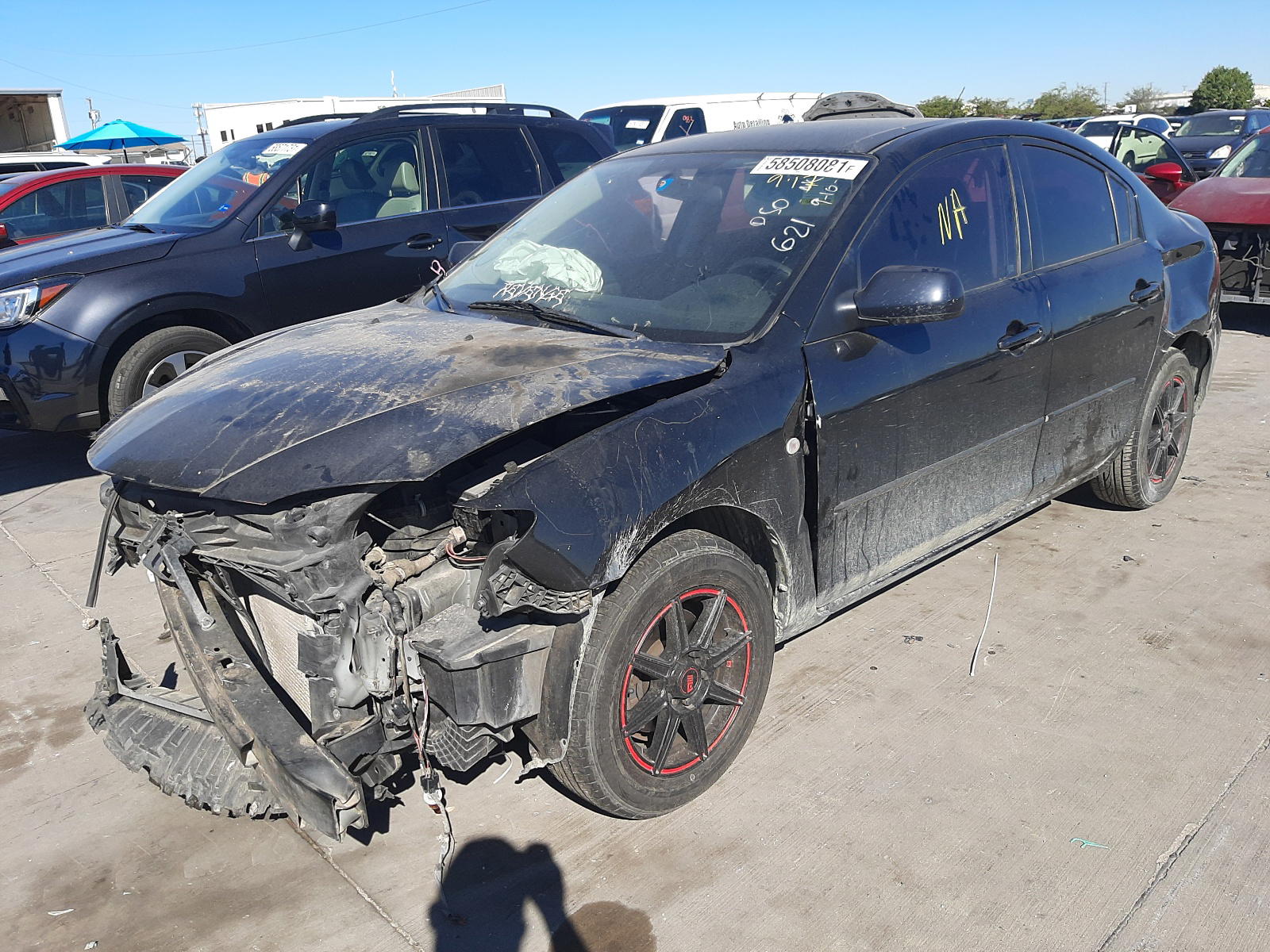 Photo 2 from auction – 2008 MAZDA 3 I with VIN JM1BK12F381135764