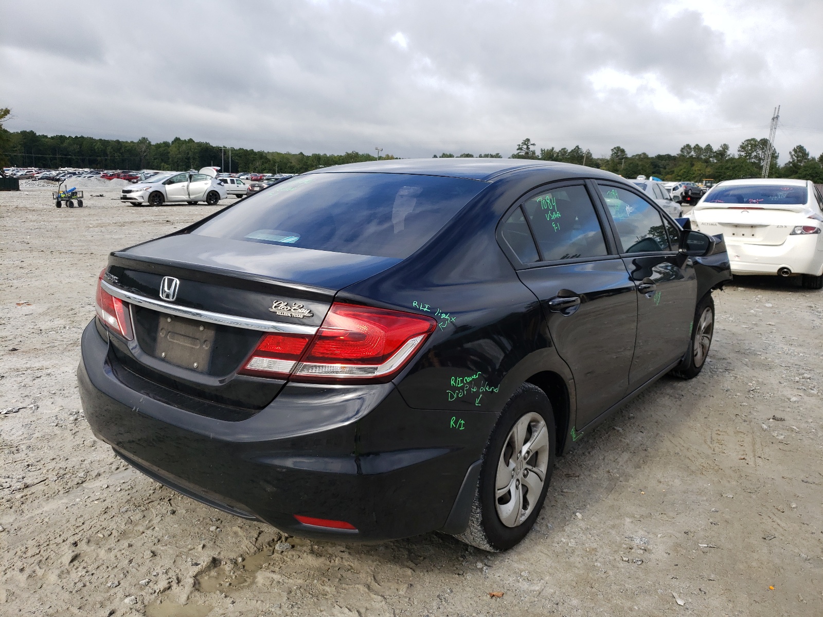 Photo 4 from auction – 2014 HONDA CIVIC LX with VIN 2HGFB2F56EH508075