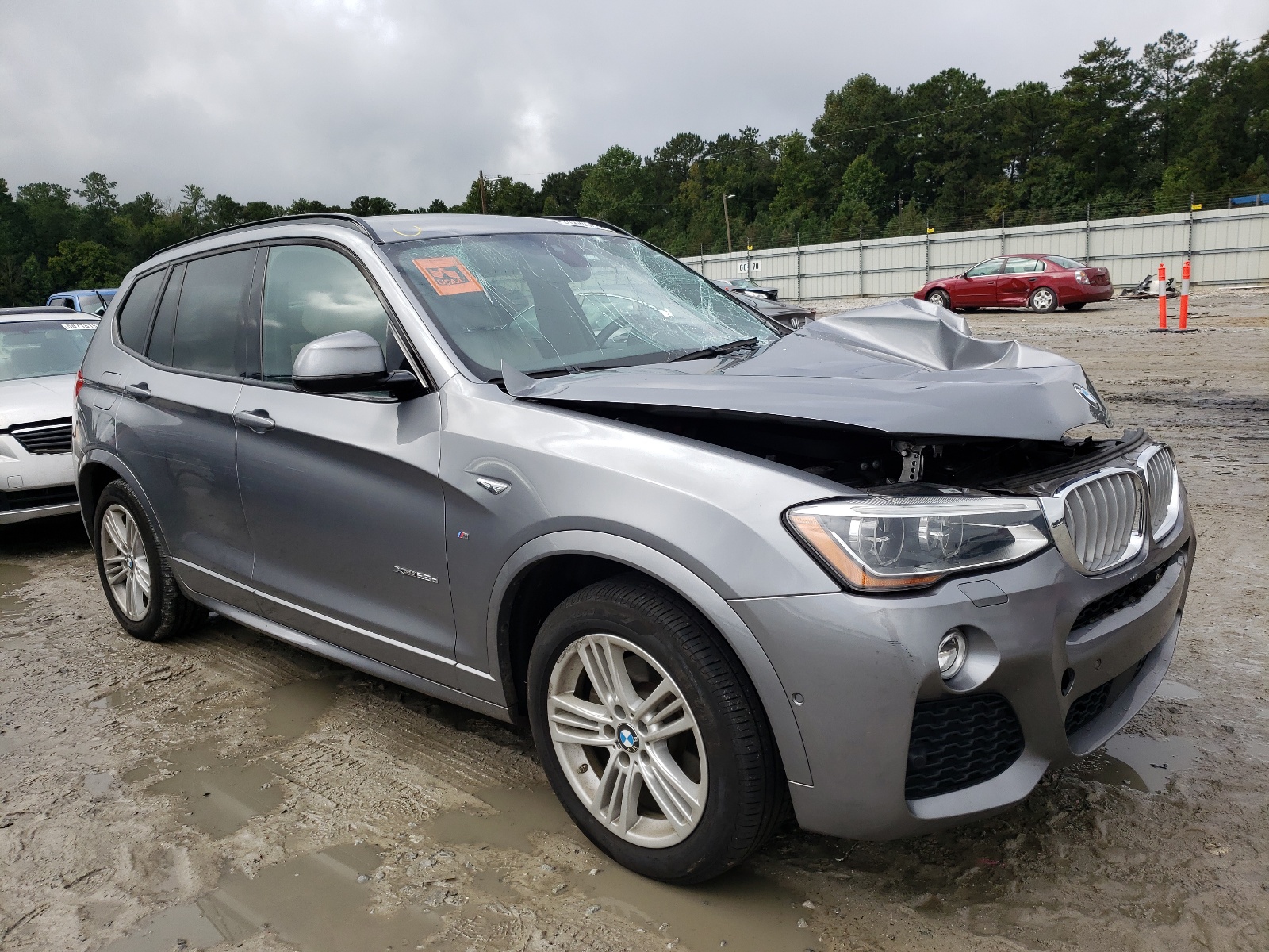 BMW X3 XDRIVE2 2015 with VIN 5UXWY3C57F0F83687 - Photo from auction